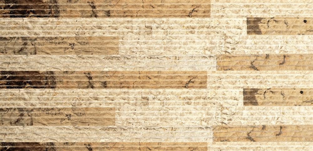 Natural Stone Veneer R57-8X36-SFC-MA 36-in x 8-in Set of 50 SQFT-Scored Full Chisel-Mocha Almond-8inx36in 50 Square feet Mocha Almond Stone veneer