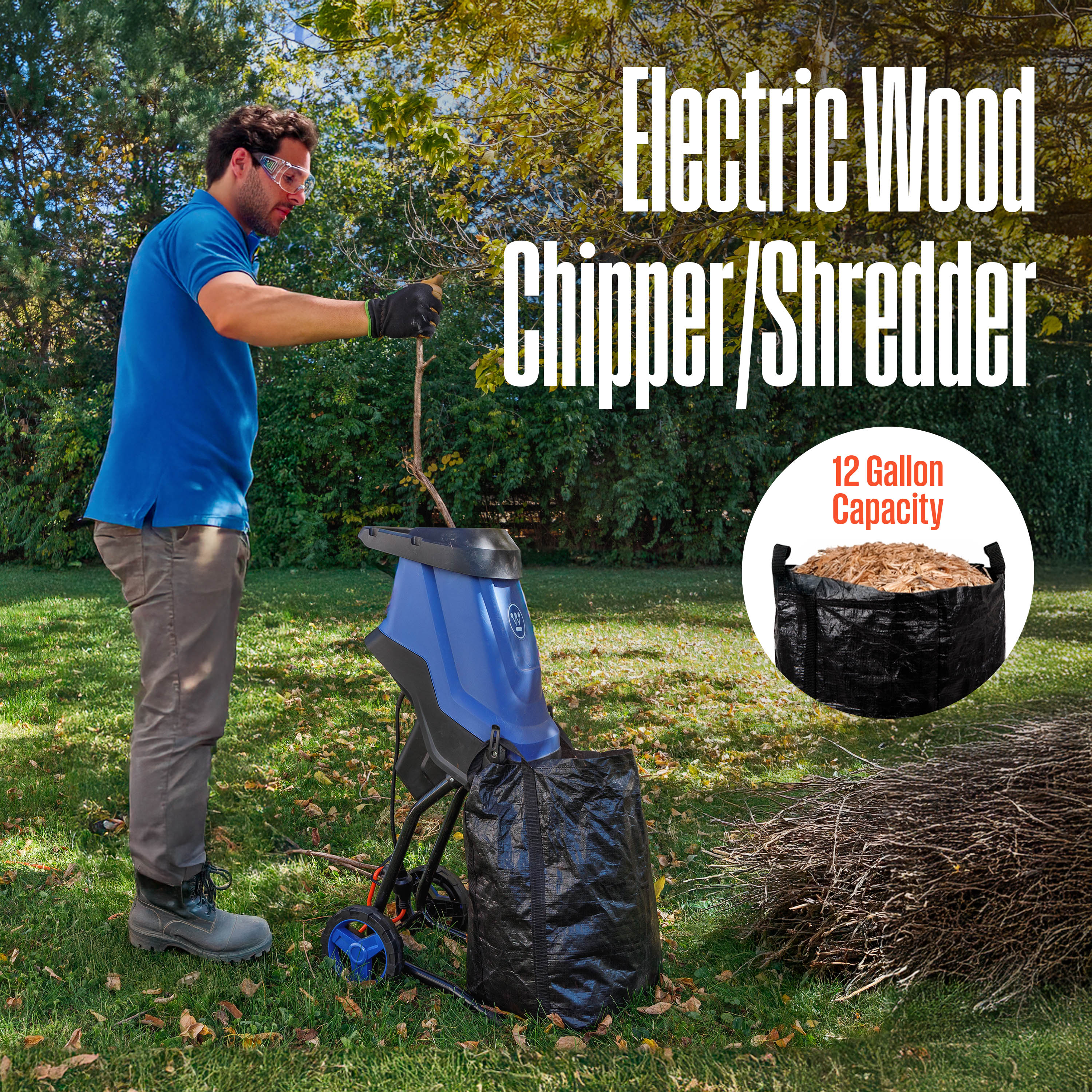 Westinghouse W1.7WCAC Electric-Chipper-Shredders - View #3