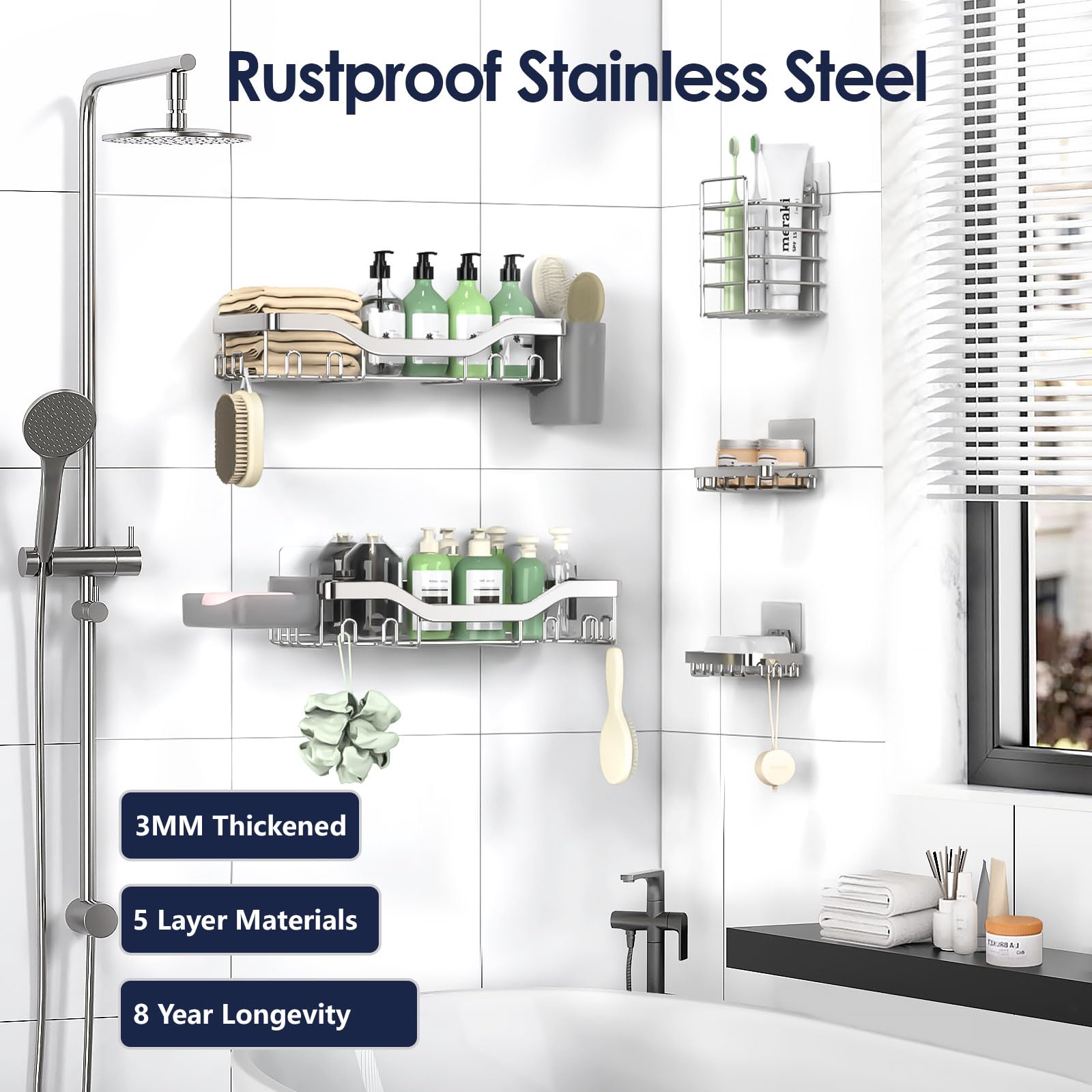 Lovav 5749848292240 Hanging-Shower-Caddies - View #4