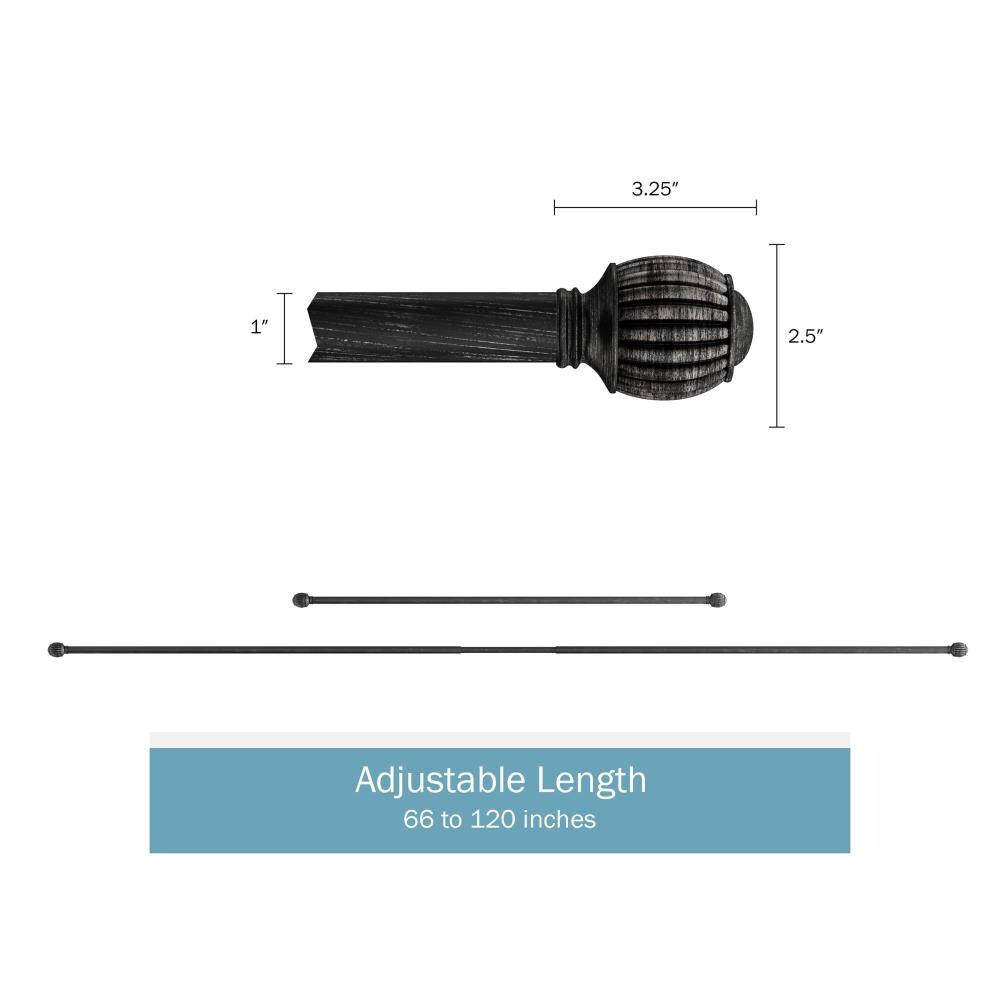 Hastings Home 669328CQM Curtain-Rods - View #5