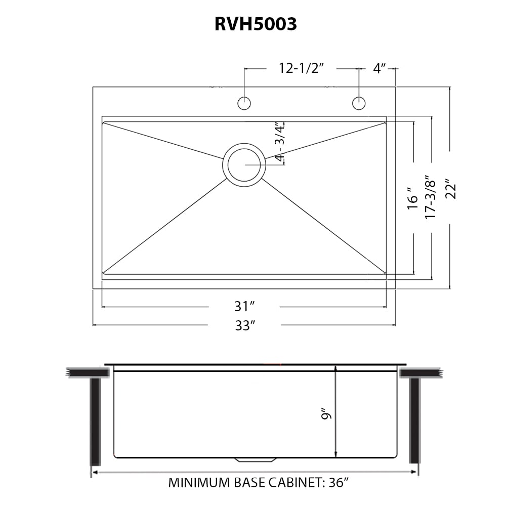 Ruvati RVH5003GG Kitchen-Sinks - View #12