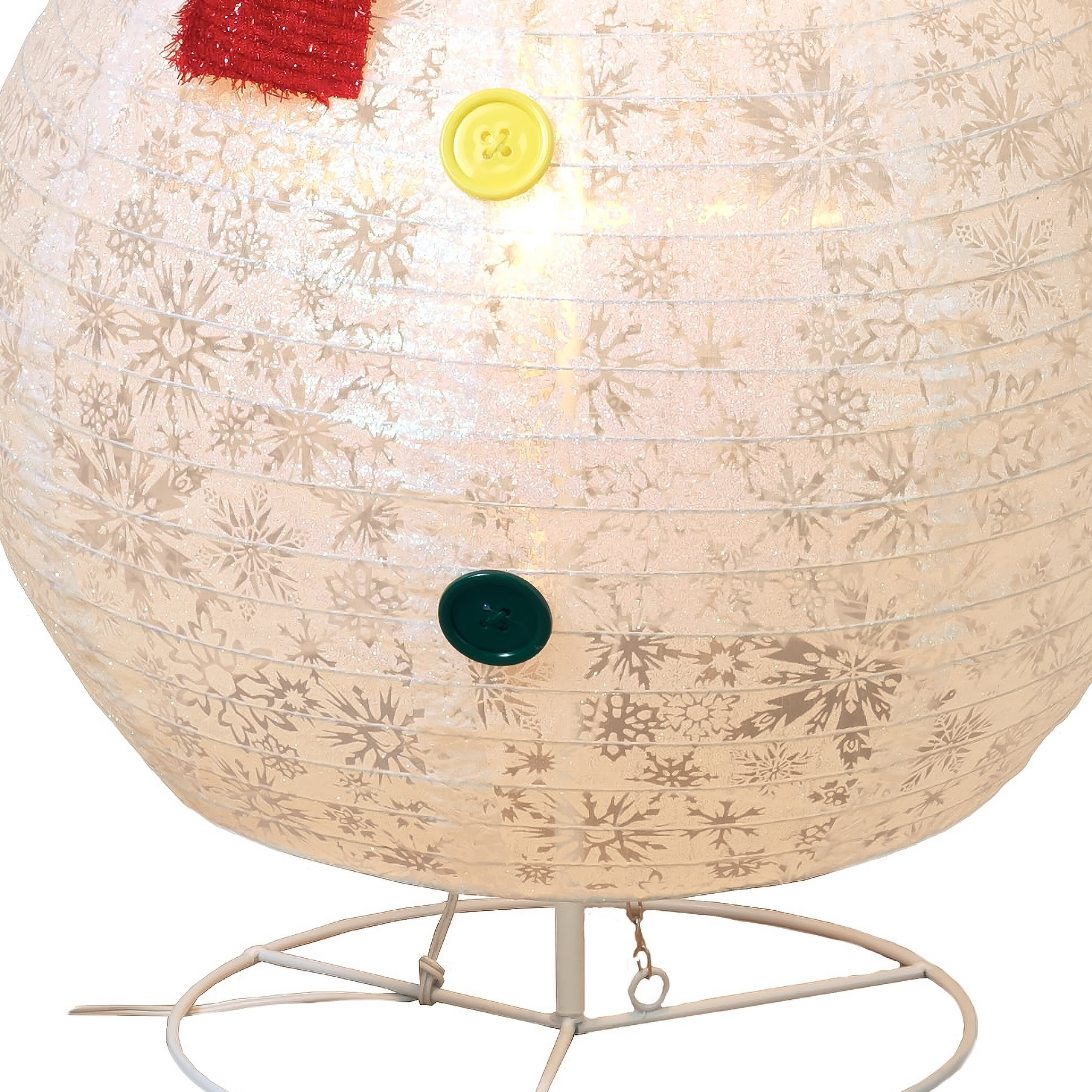 LN ProductWorks Red White Ice Cube 45 Lighted Snowman Display Holiday -  Ruby Lane