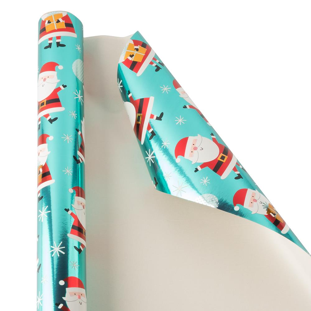 Hallmark Trendy Reversible Christmas Wrapping Paper for Kids (3 Rolls: 120  Sq. ft. Total) Dinosaurs, Koalas, Polar Bears, Penguins, Camels, Zebras,  Stripes 