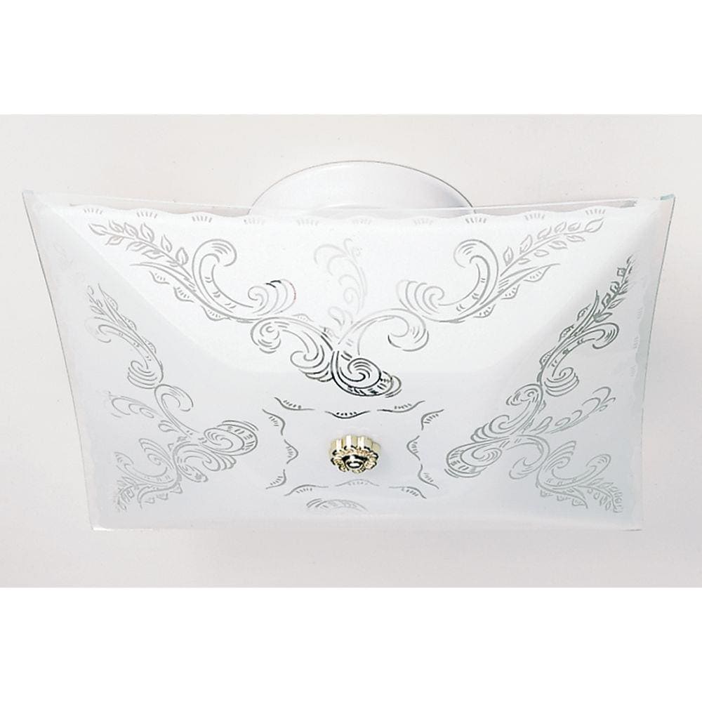  LW-SC511365 2-Light 11.75-in White Flush Mount Light