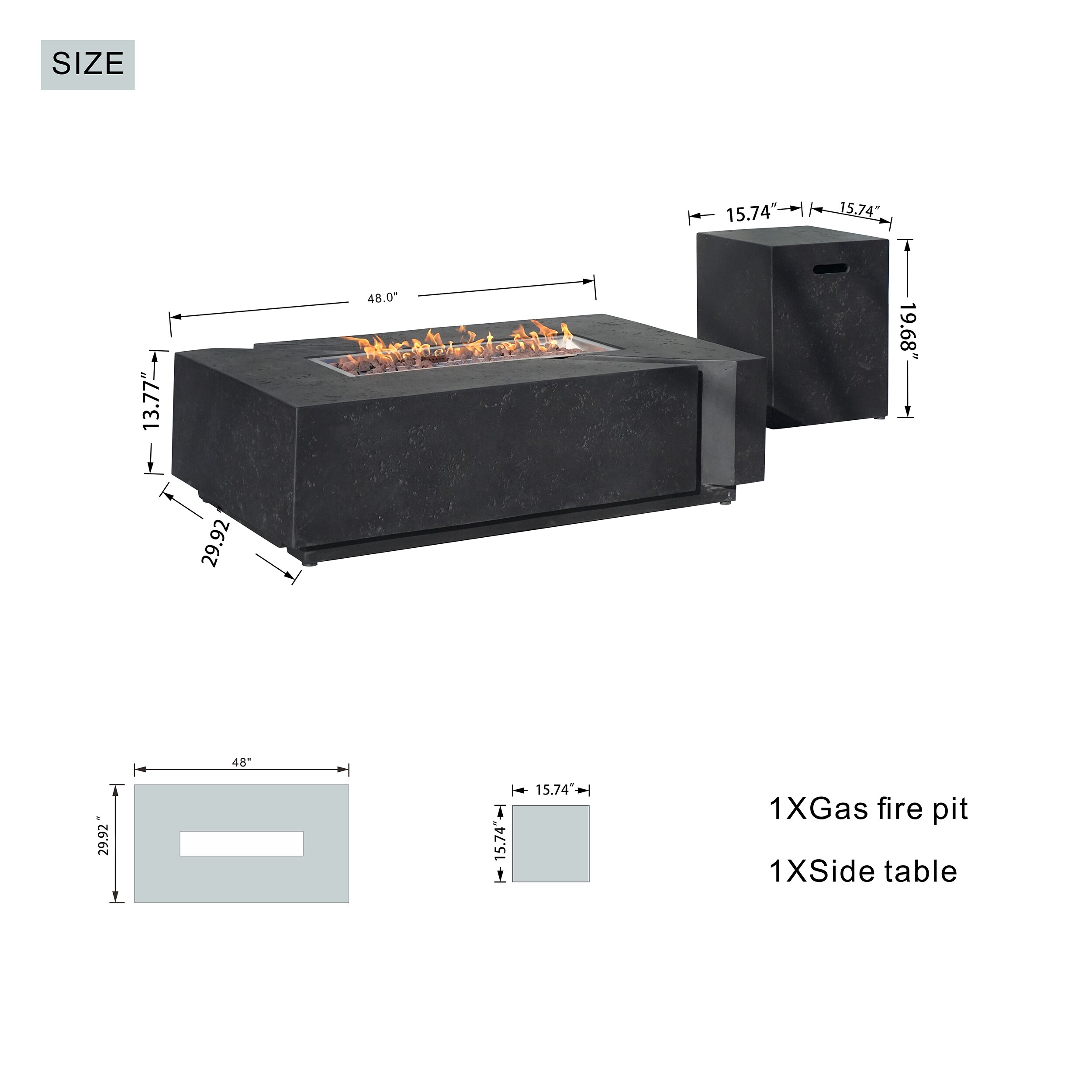 Moda Furnishings MAG-24913B-2335BE Patio-Conversation-Sets - View #5