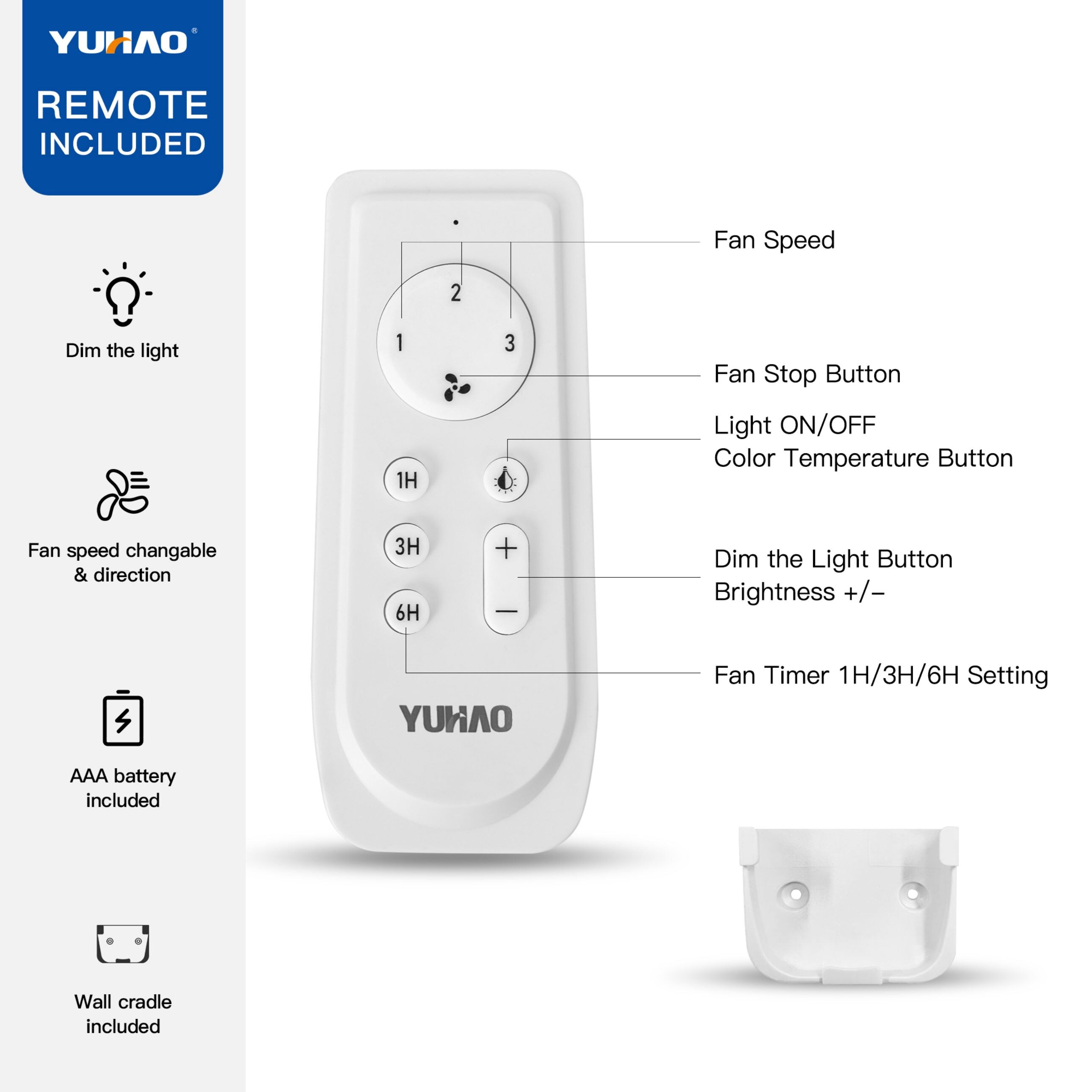 WELLFOR AMYU-22 Ceiling-Fans - View #4