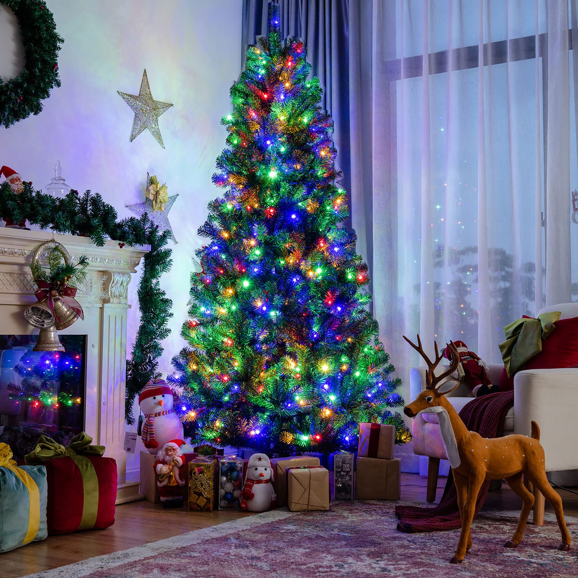 Costway CM23527US Artificial-Christmas-Trees - View #6