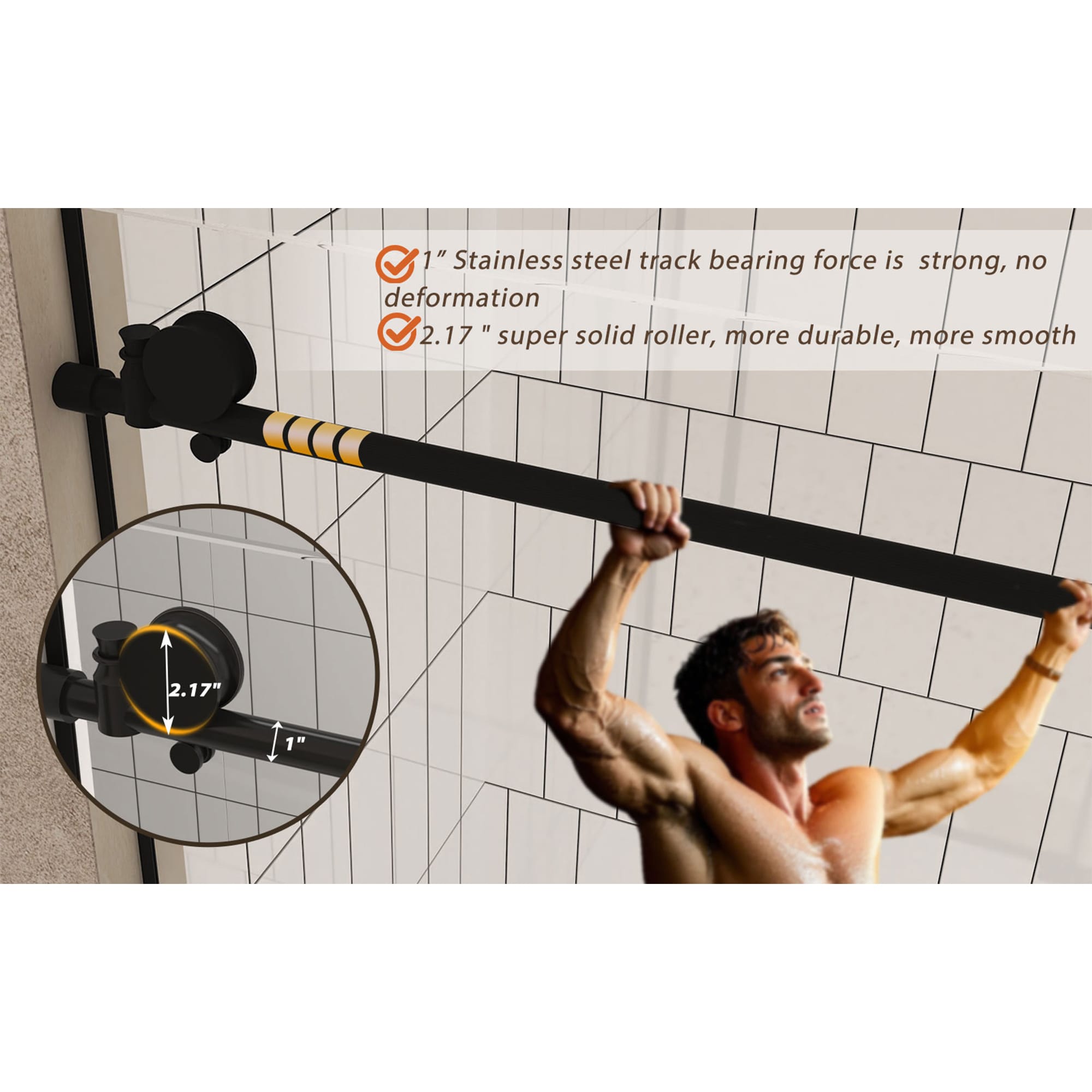 LIVIZA PF6060MB-75 Shower-Doors - View #5