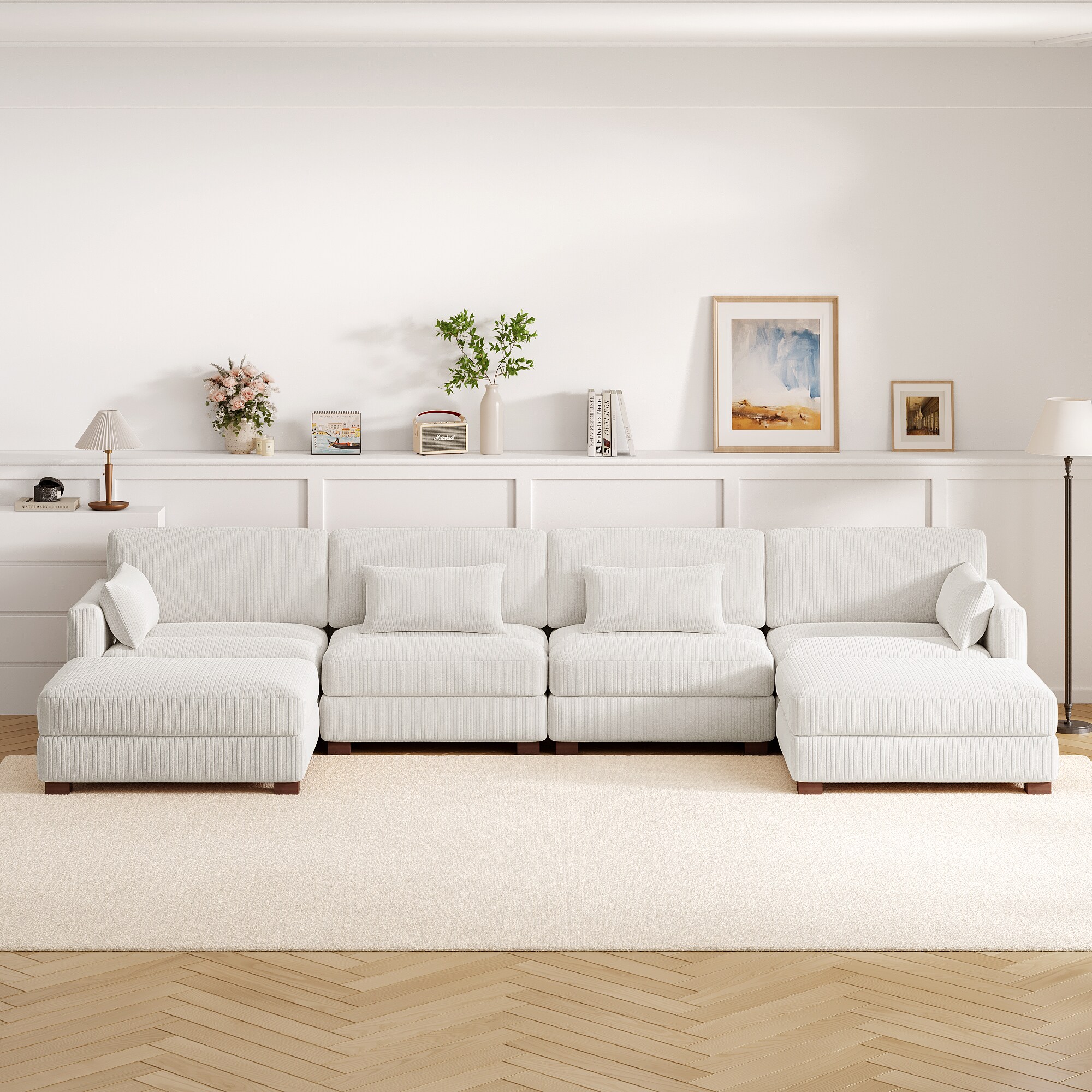 Dreamsidea LS-CS06-D-BE Sofas-Loveseats - View #3