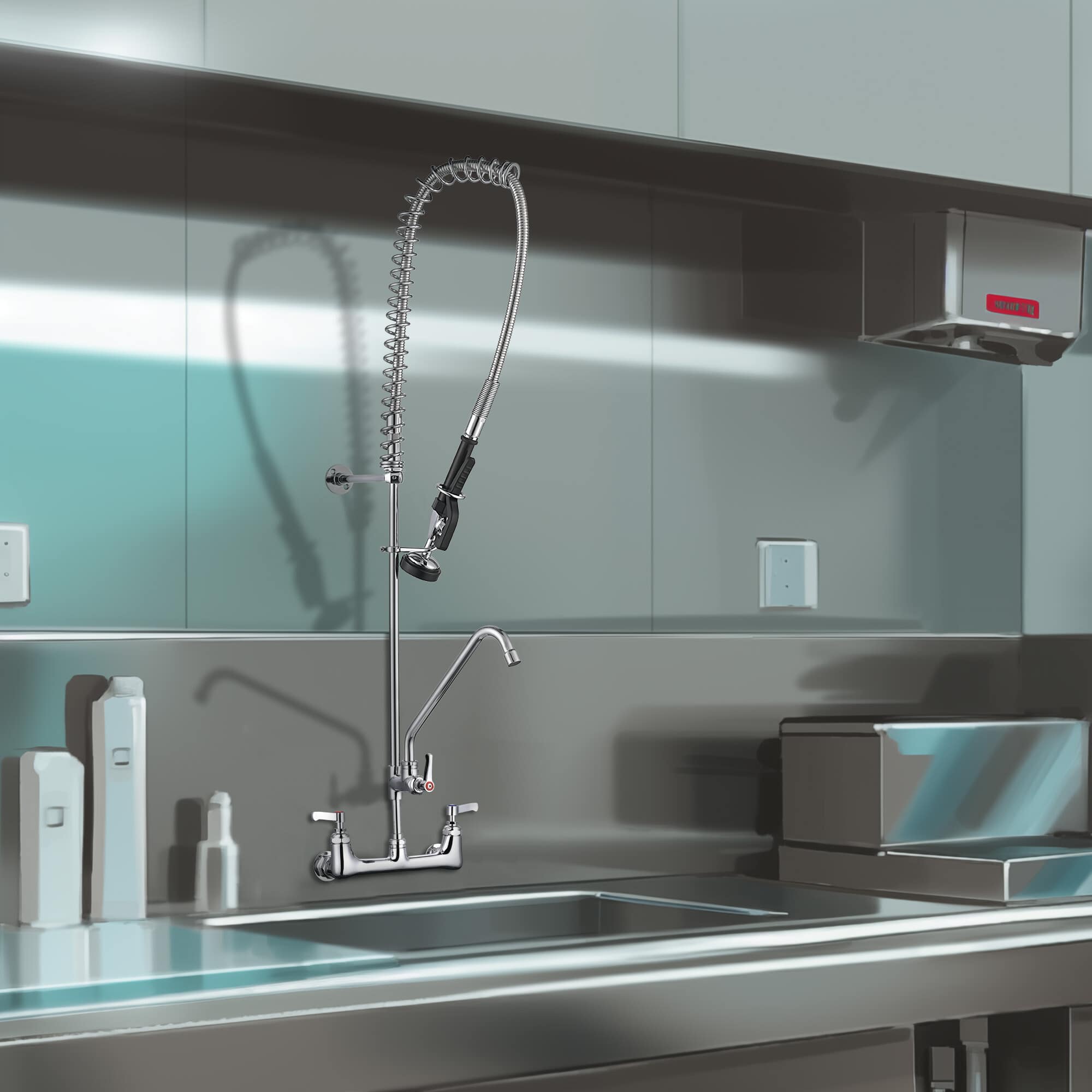 Yescom 81FAU002-12TI-CHR-LO Kitchen-Faucets - View #8