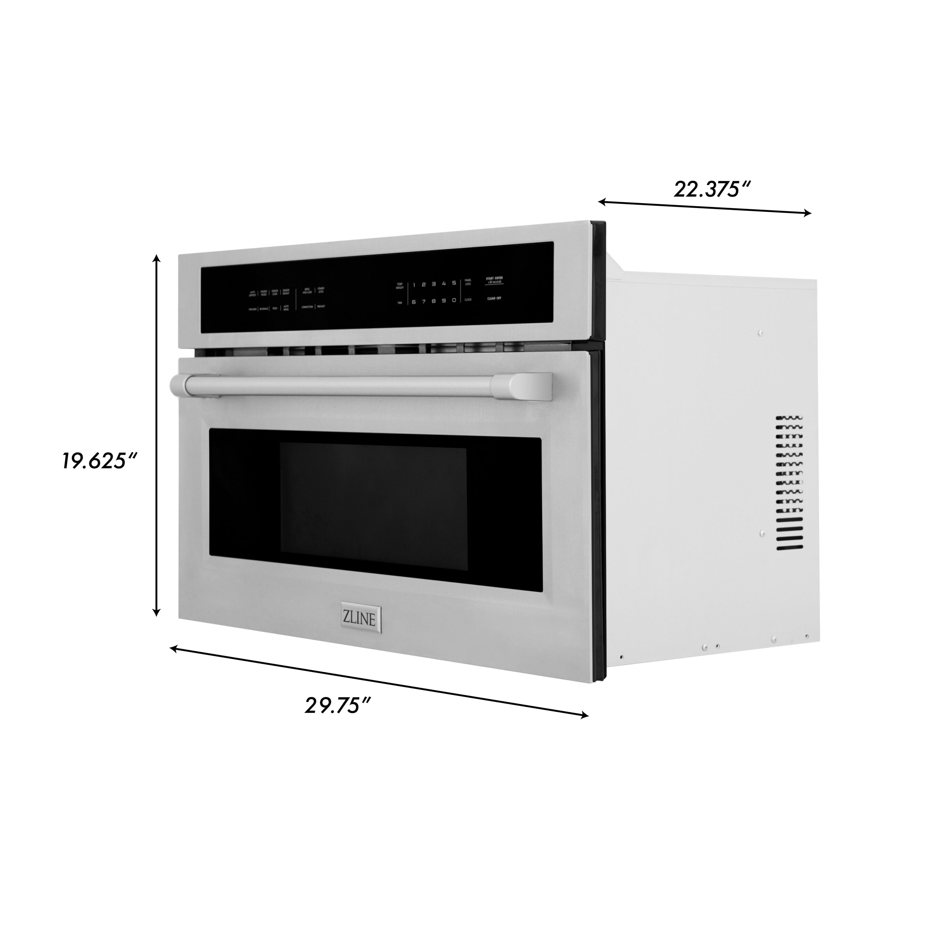 ZLINE Over the Range Convection Microwave Oven with Modern Handle and —  Skyland Pro