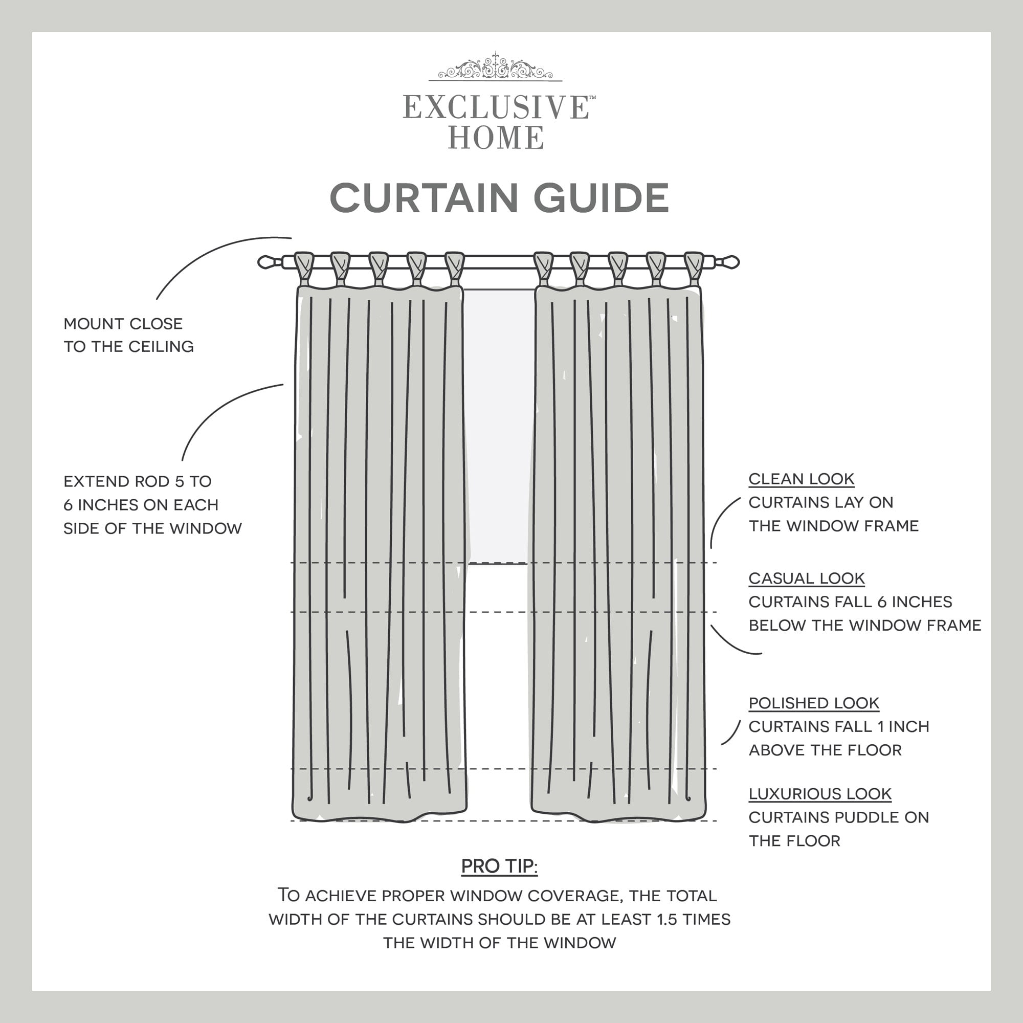 Exclusive Home YJ012635DSEHE1 032 curtains - View #6