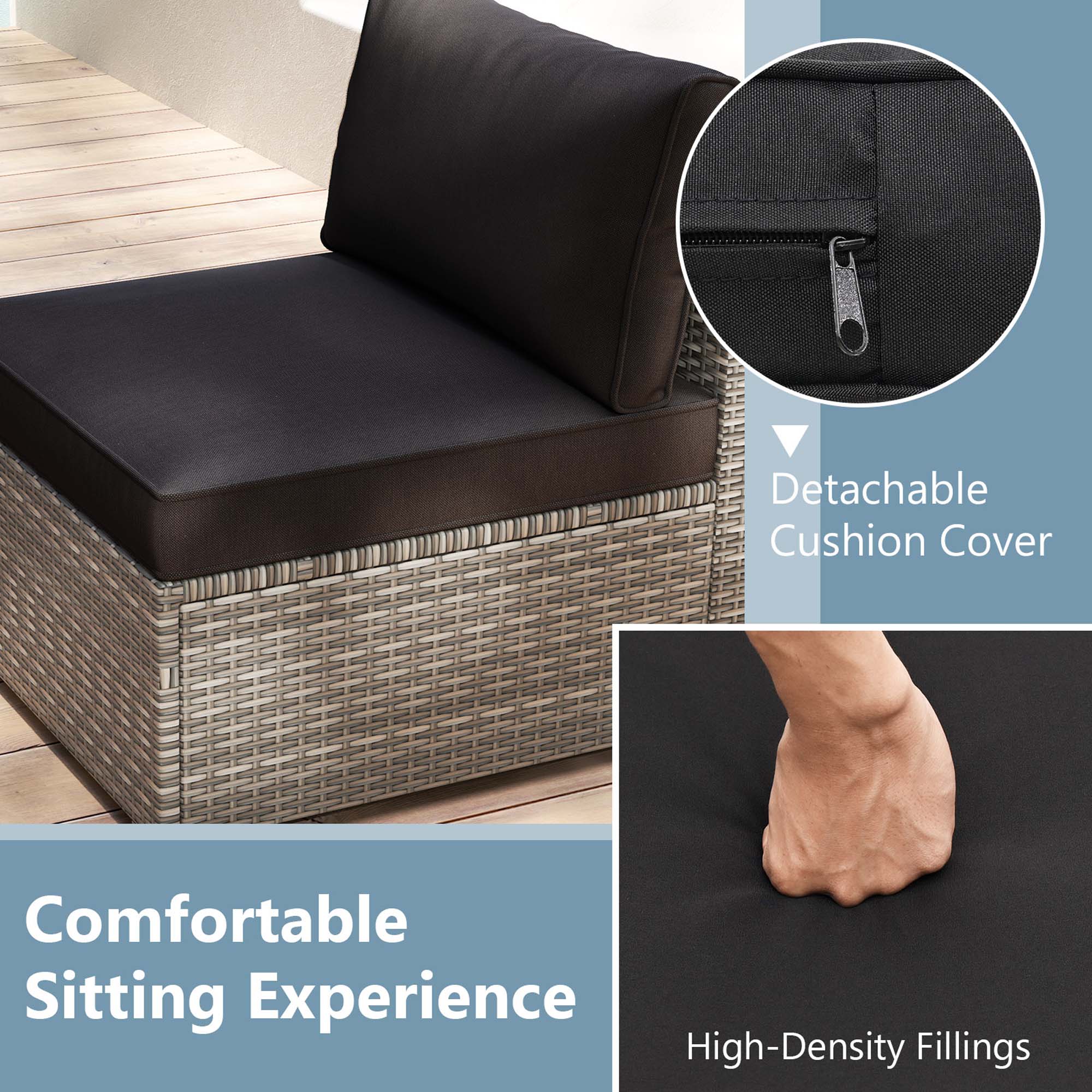 Costway HCST06328 Patio-Conversation-Sets - View #6