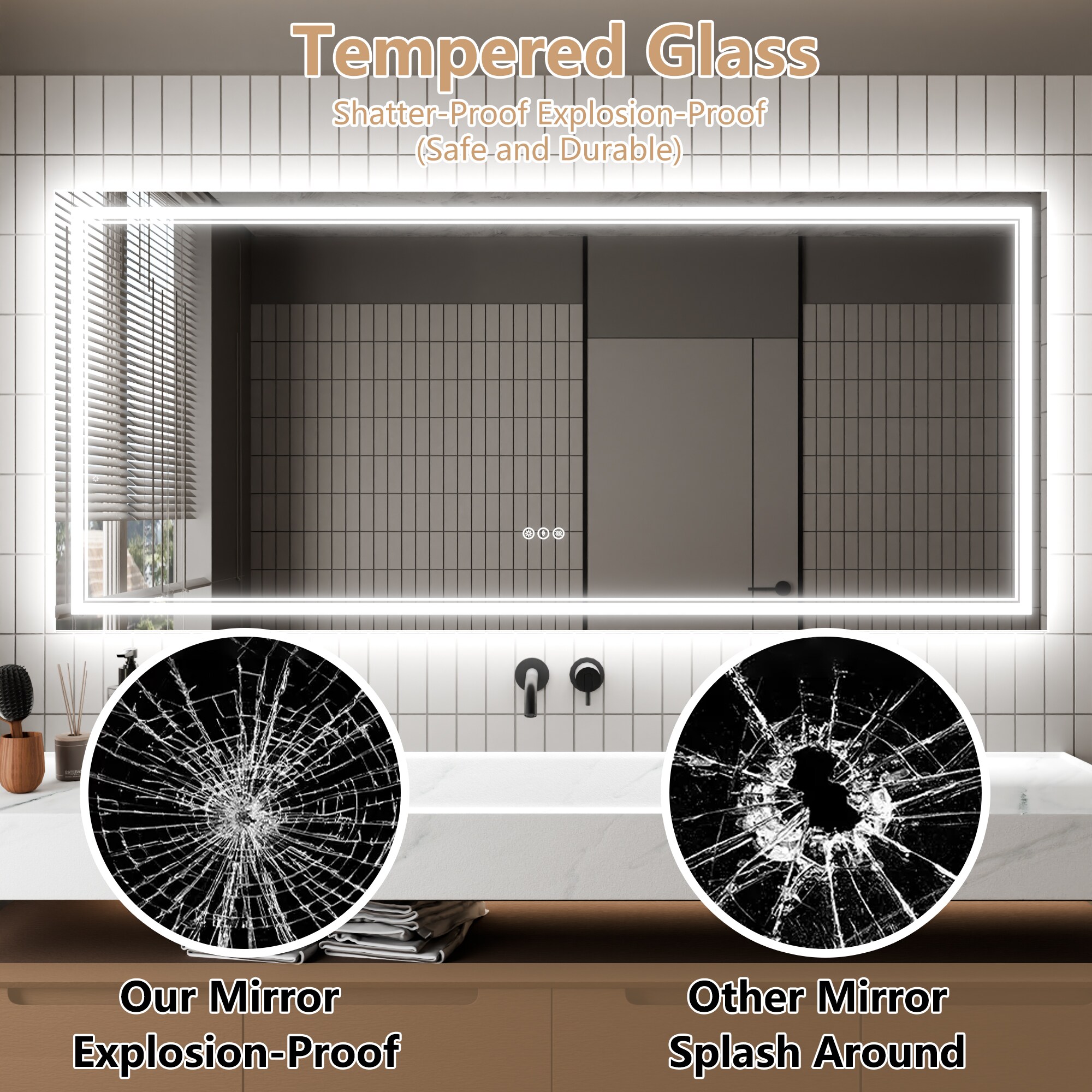 AAZJ JDEX-TF09MR3272 Framed-Bath-Mirrors - View #4