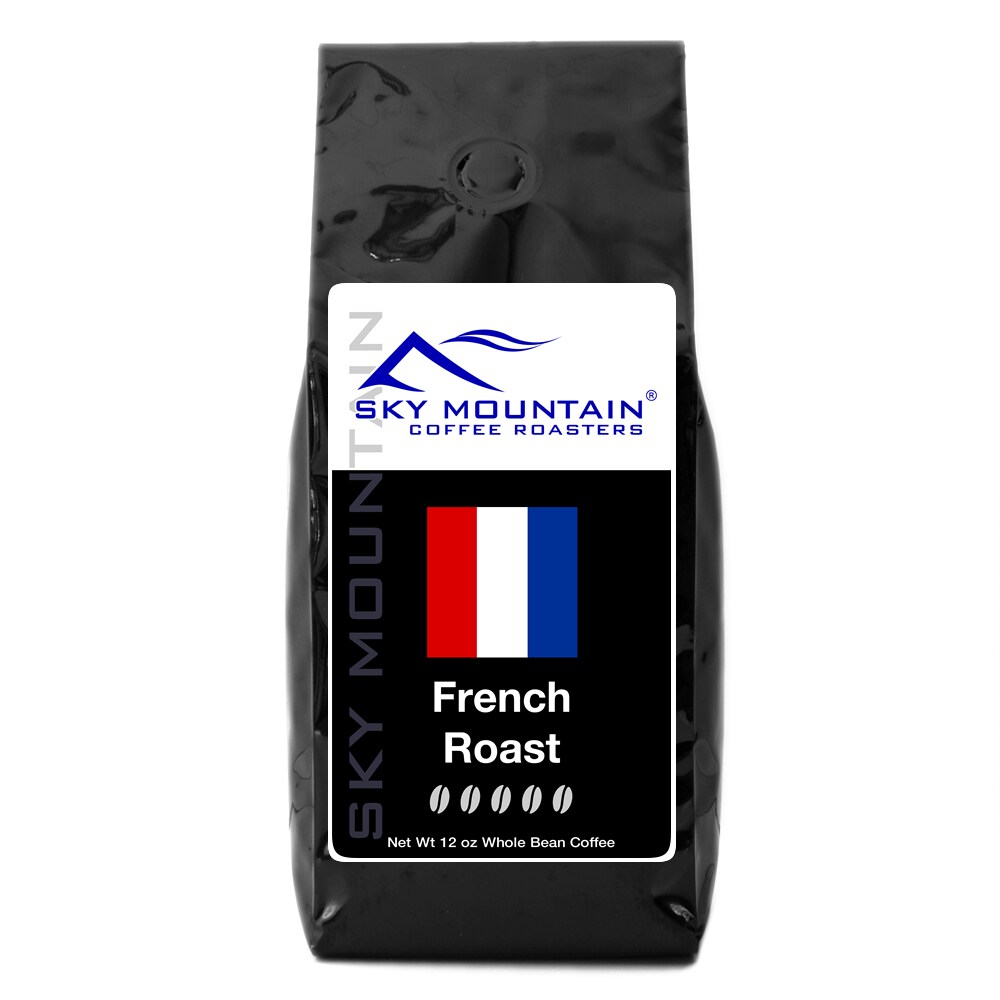 Sky Mountain Coffee FRENCH ROAST W French Roast 12-oz Whole Bean Coffee