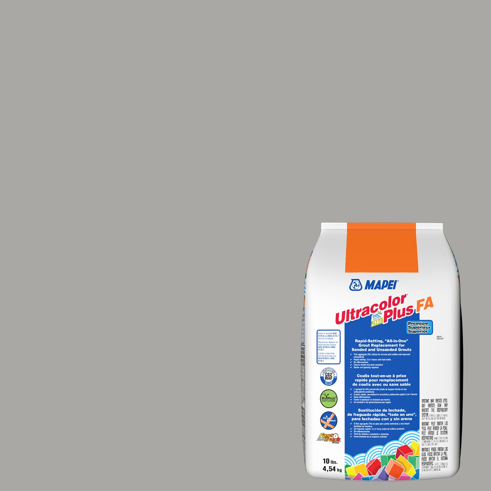 MAPEI Ultracolor Plus FA Silver #5027 All-in-one Grout (10-lb) #6BU502705