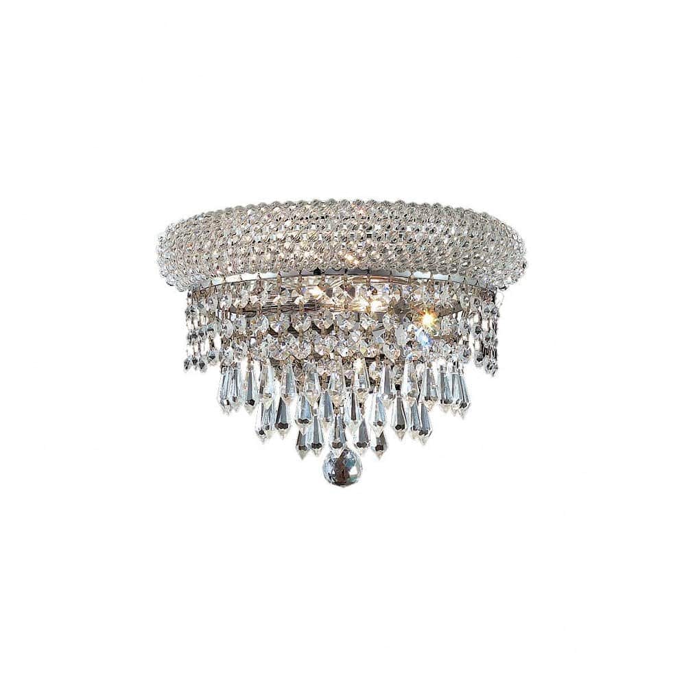 Elegant Lighting A-EL-V1802W12C/RC Primo 2 - Light - Chrome / Steel Wall Light