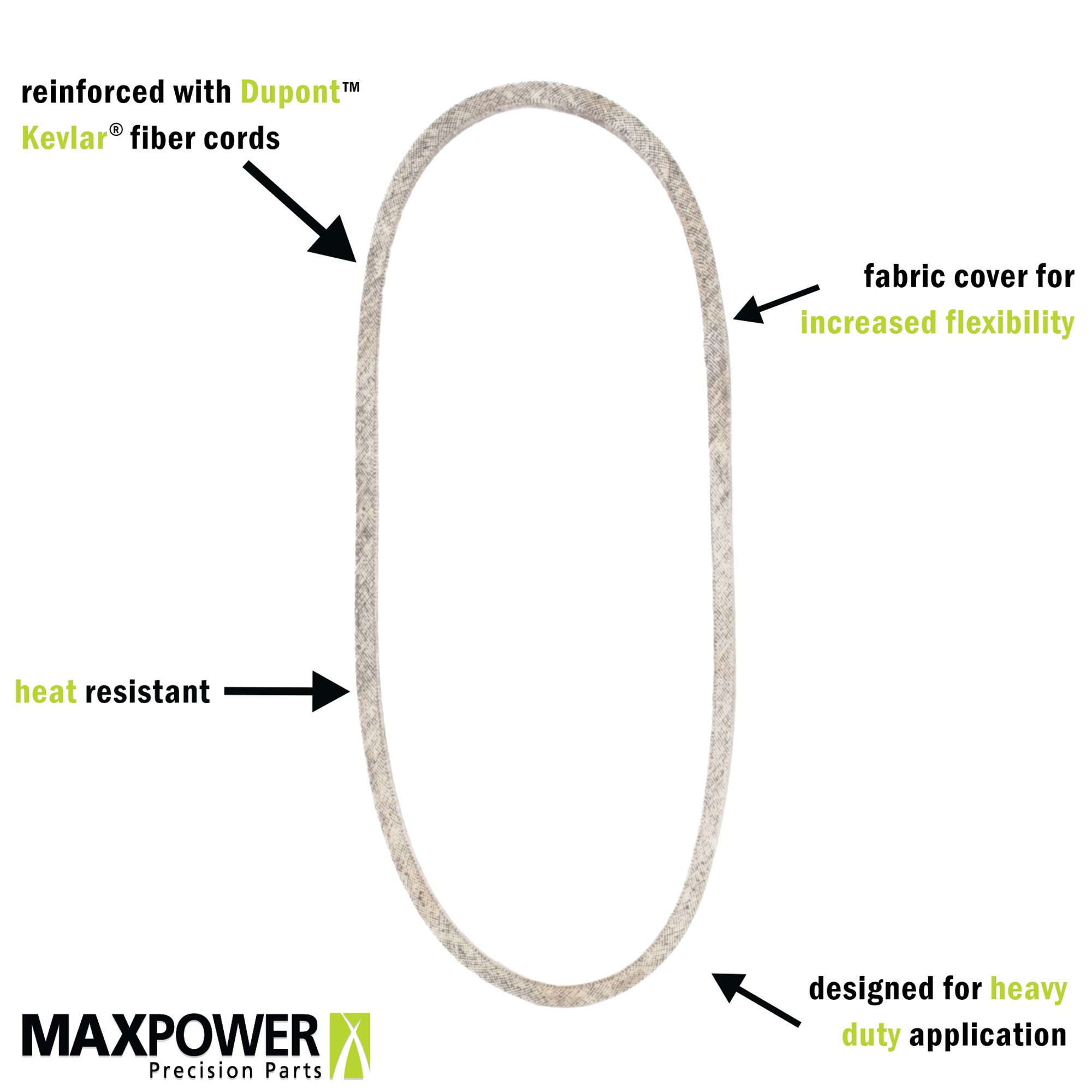 MaxPower 347641B Riding-Mower-Belts - View #2