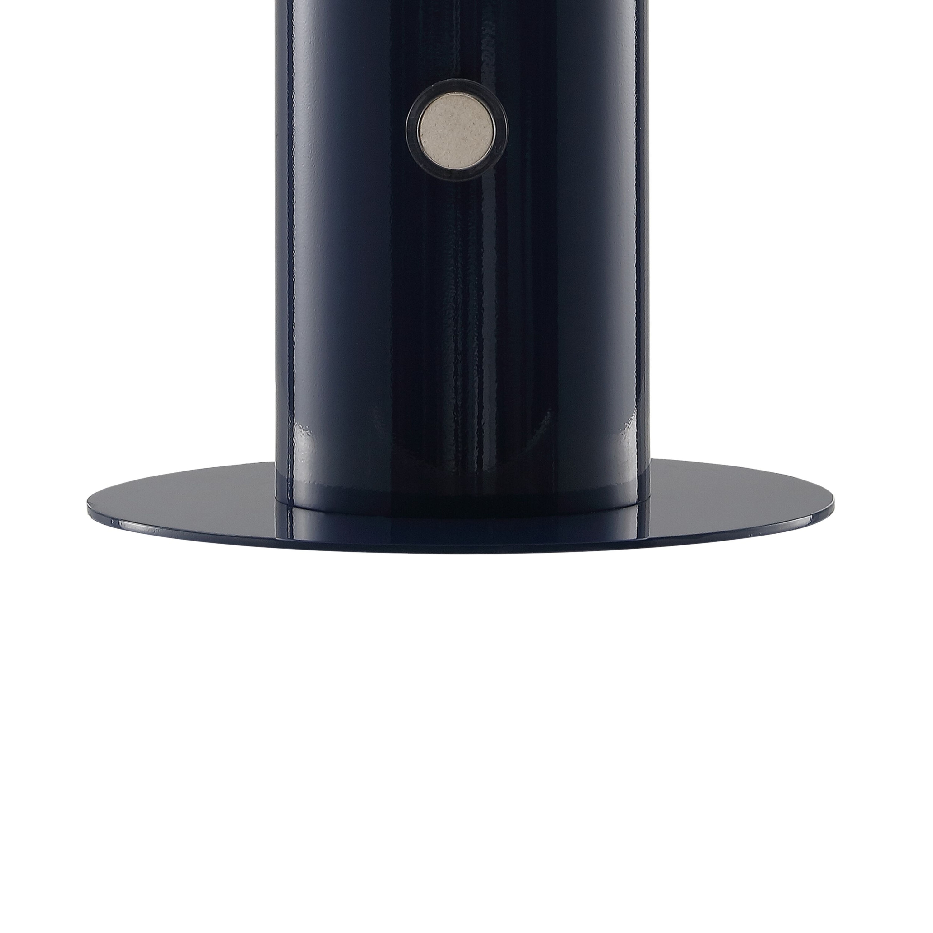Boletus Bohemian 10.75'' Satin Navy Cordless Metal Mushroom Lamp