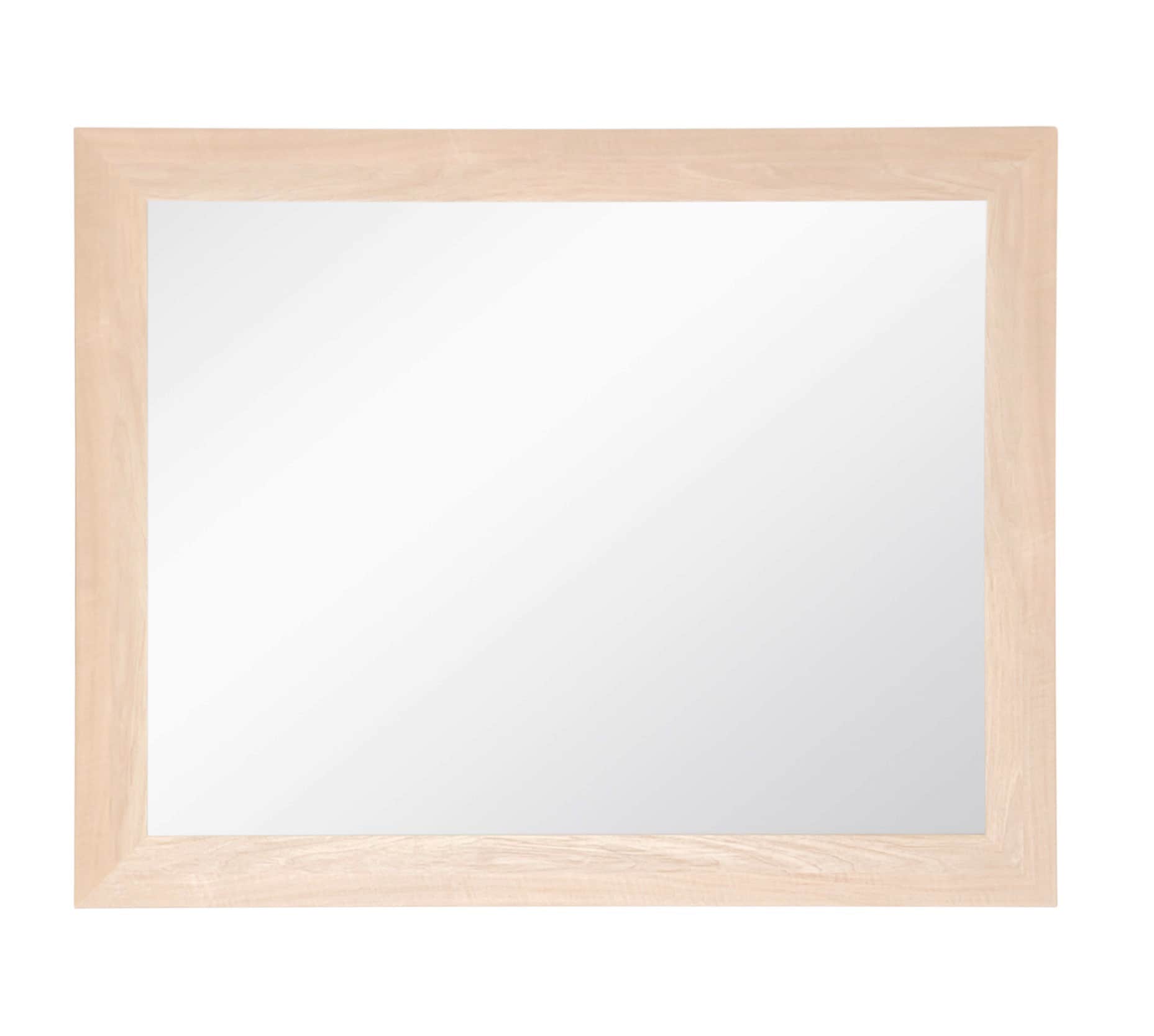 BrandtWorks BM087M3 32-Inches W x 41.0-Inches H Rectangle Creamy Tan Framed Wall Mirror
