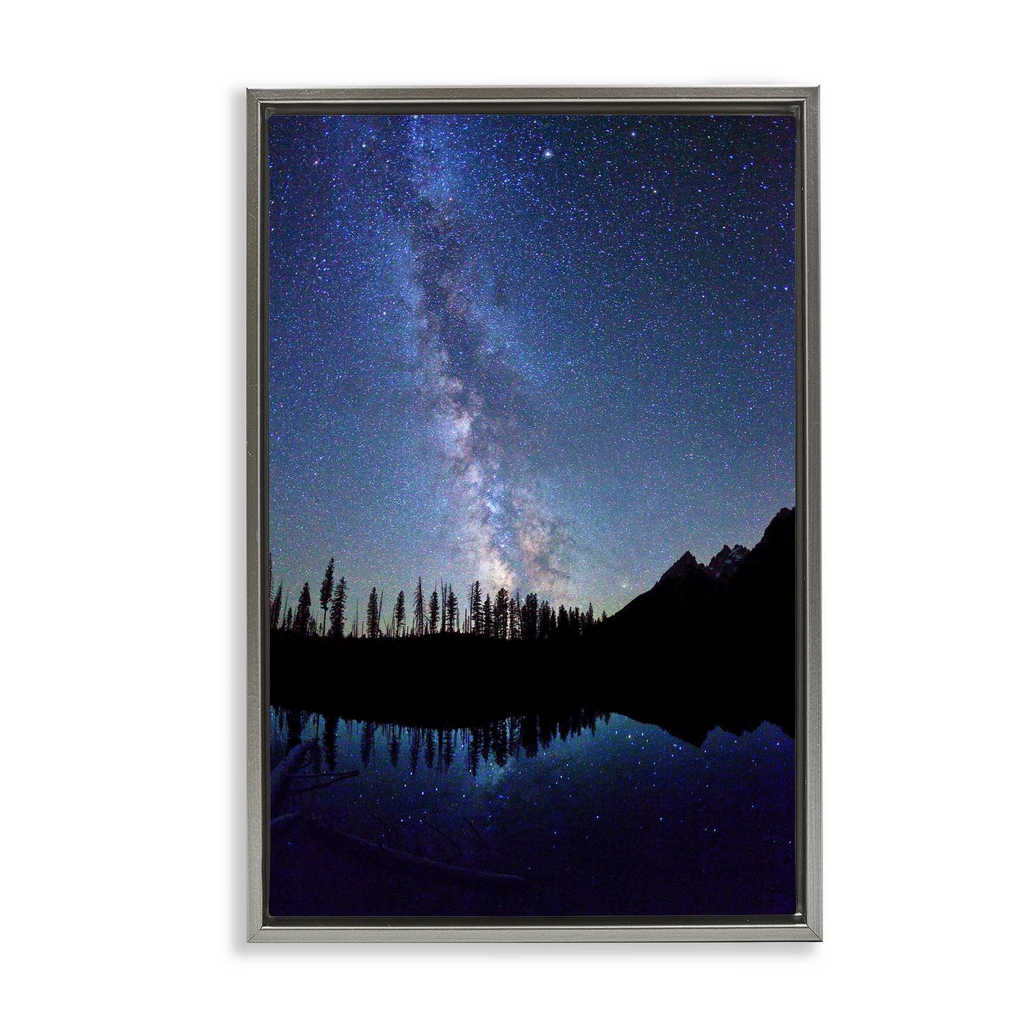Stupell Industries BT-404-FFL-16X24 Nebula Reflection in Lake Floating Frame design by Royce Bair