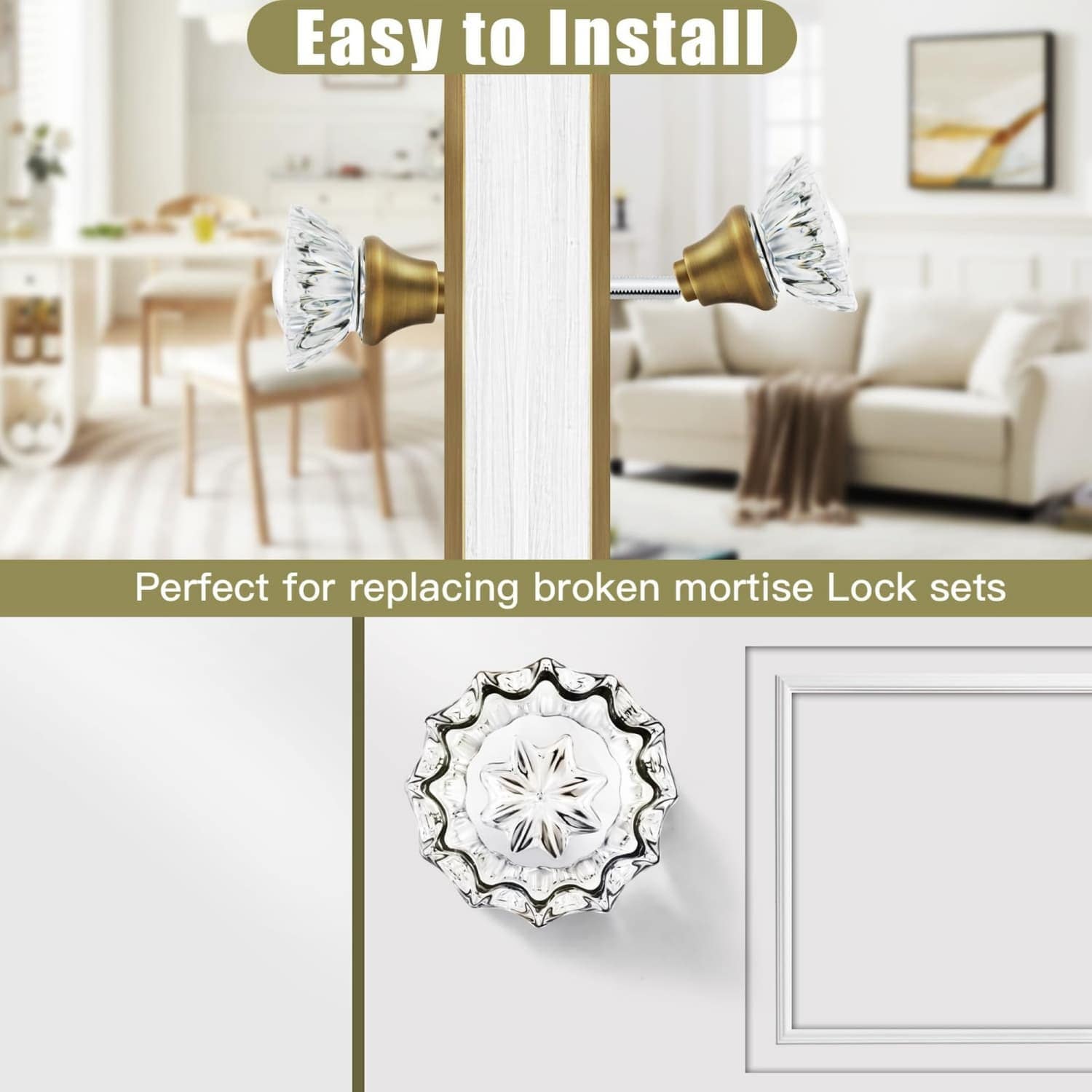 Angel Sar L2ZQYA715HDK05 Door-Knobs - View #4