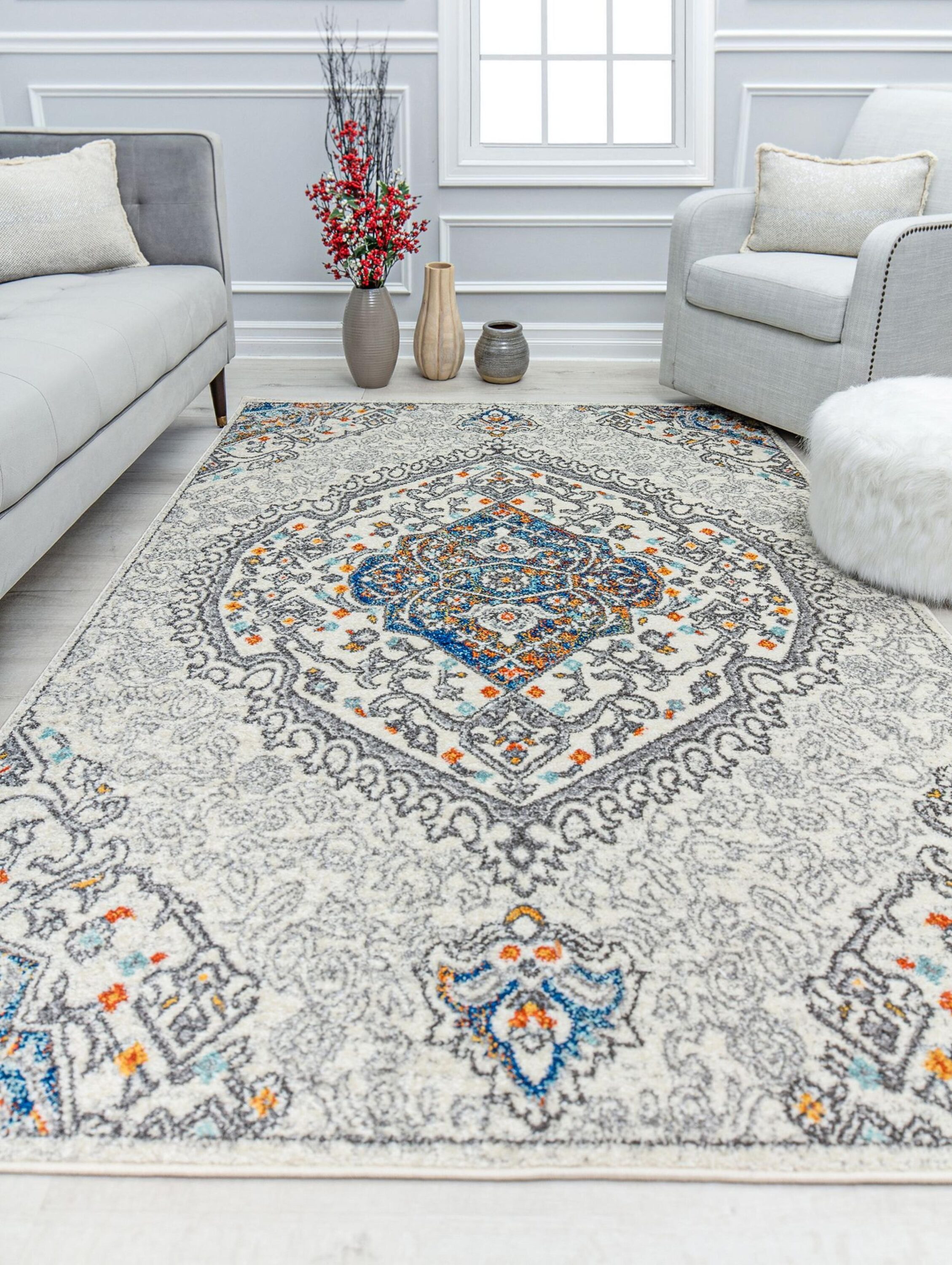 Rugs America 31315 Marlow 5 x 7 (ft) Loomed Polypropylene Horizon Rectangular Indoor Tribal Moroccan Area rug