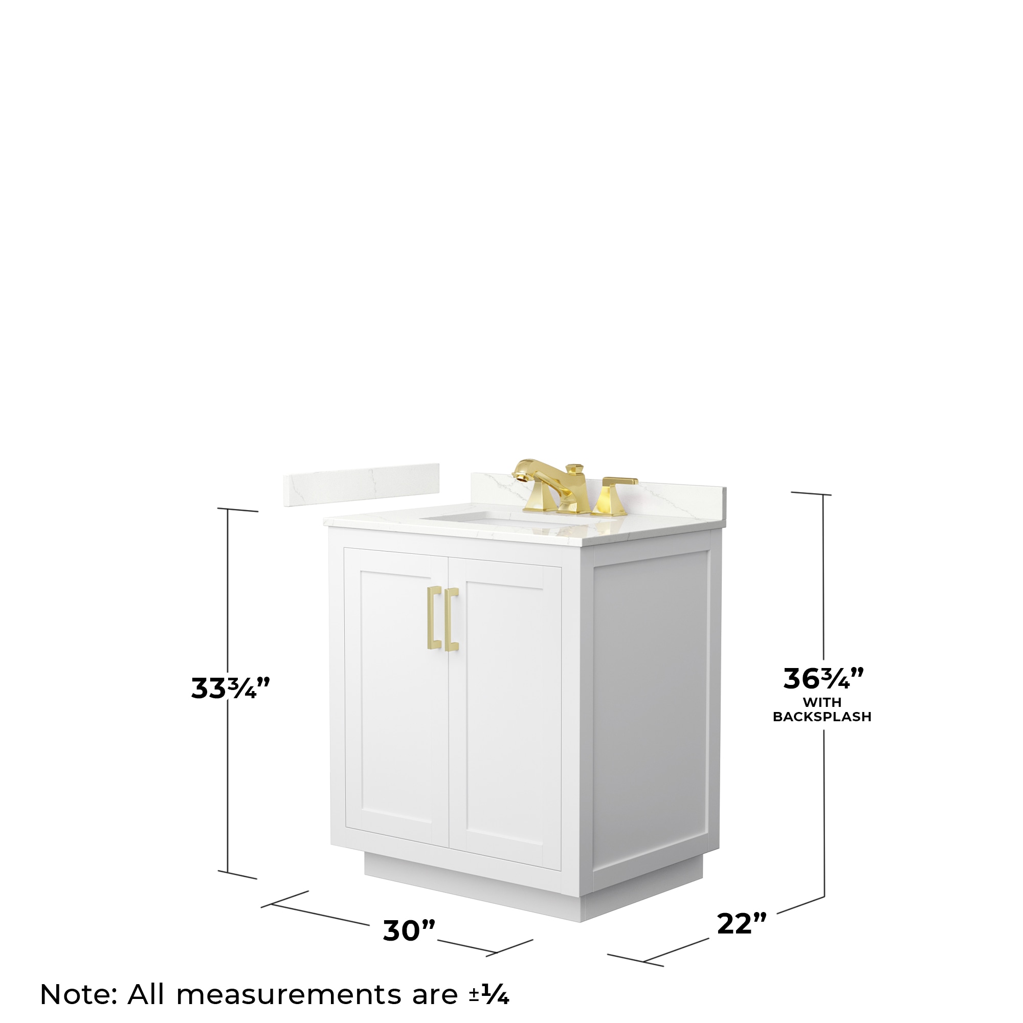 Wyndham Collection WCF292930SWGGTUS3MXX Bath-Vanity-Combo - View #5