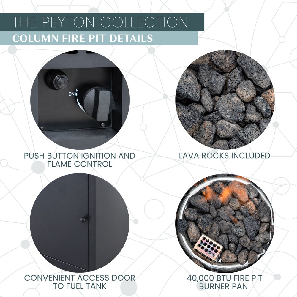 Mod Furniture PYTNCHS3PCGFP-WG Patio-Conversation-Sets - View #5