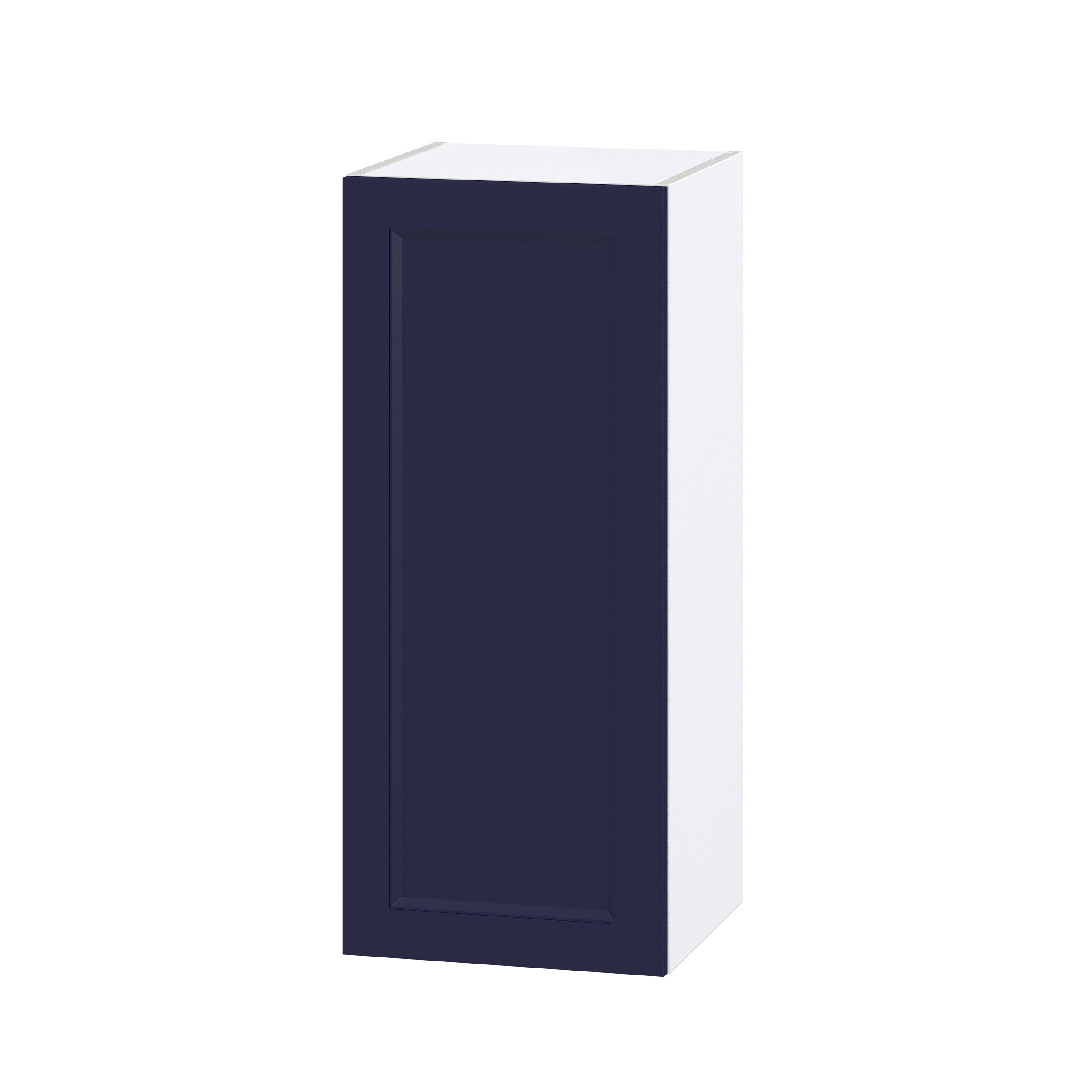 Hugo&Borg Lorette 27-in W x 15-in H x 14-in D Navy Blue Wall Fully Assembled Cabinet (Recessed Panel Shaker Door Style)