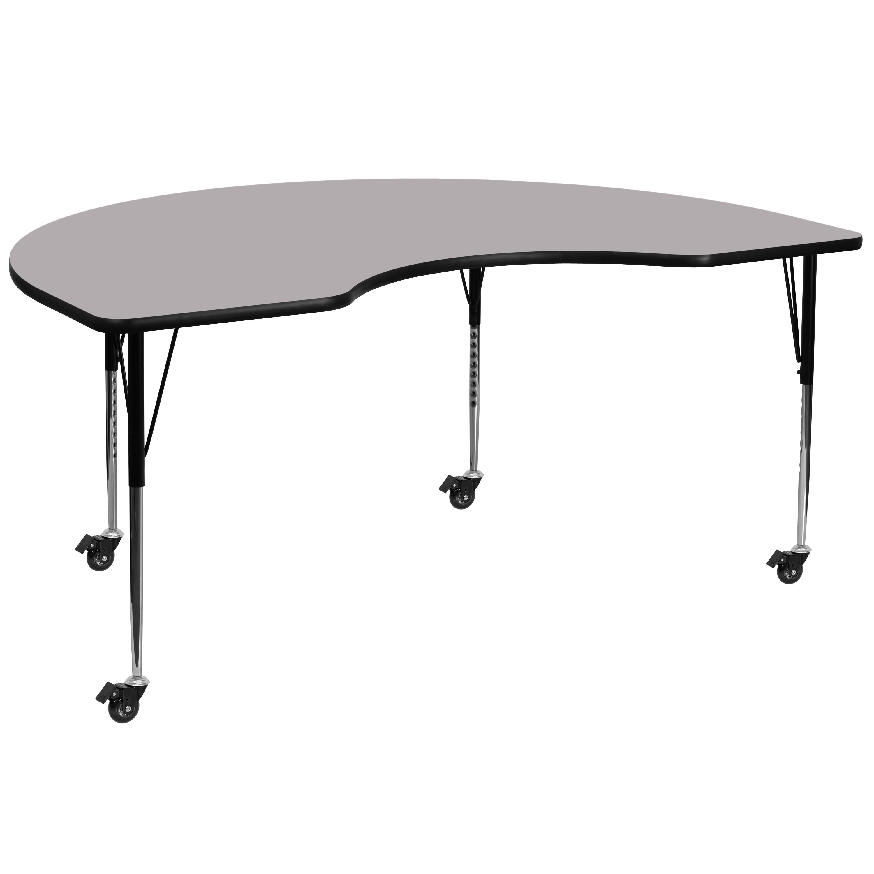Flash Furniture 847254081351 Wren Gray Half-round Kid's Play Table