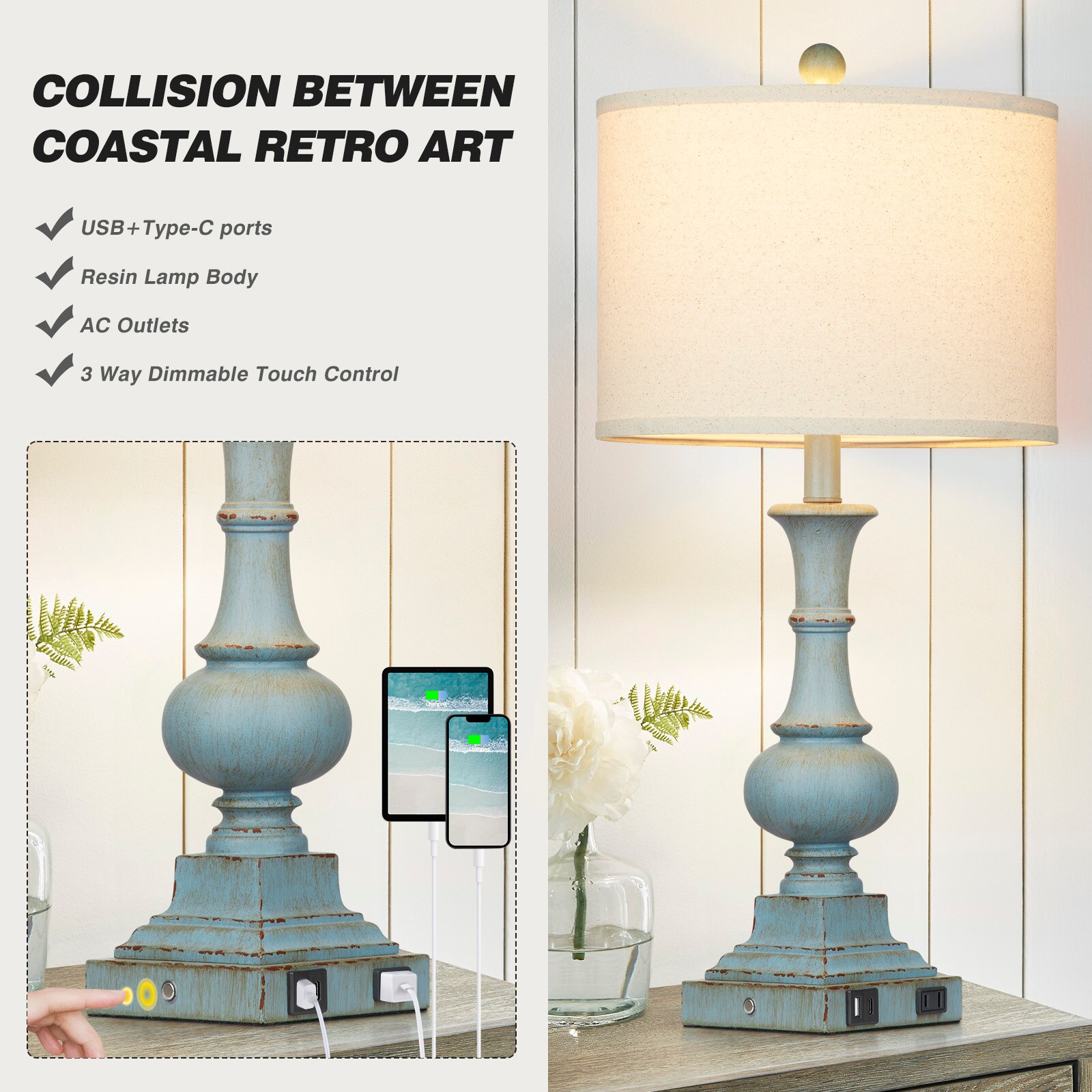 UrFurnishings TD-275 Table-Lamps - View #6