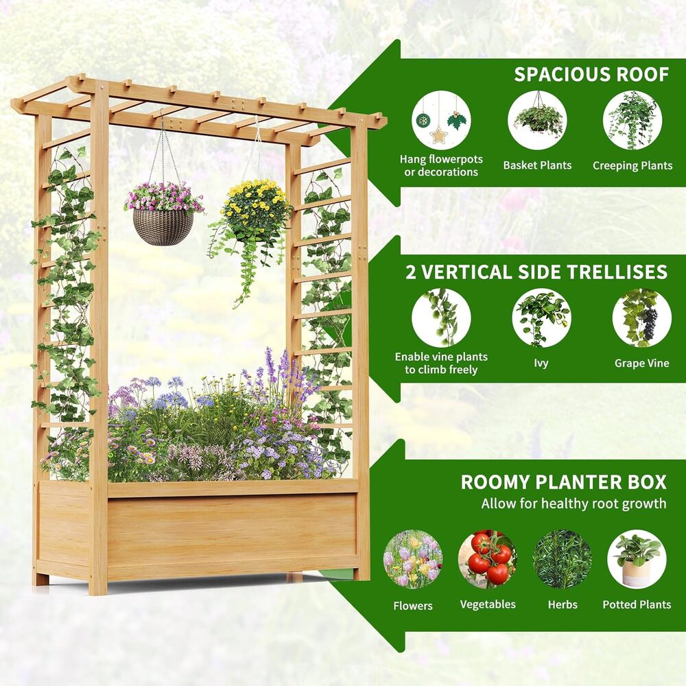 Esazn HWLYY-Y-BL-H-LYU Raised-Garden-Beds - View #4