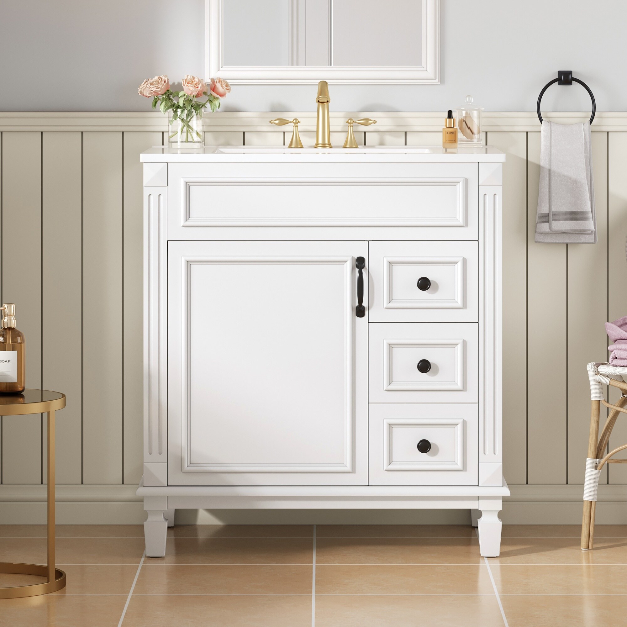 WELLFOR C710-P323323K Bath-Vanity-Combo - View #2
