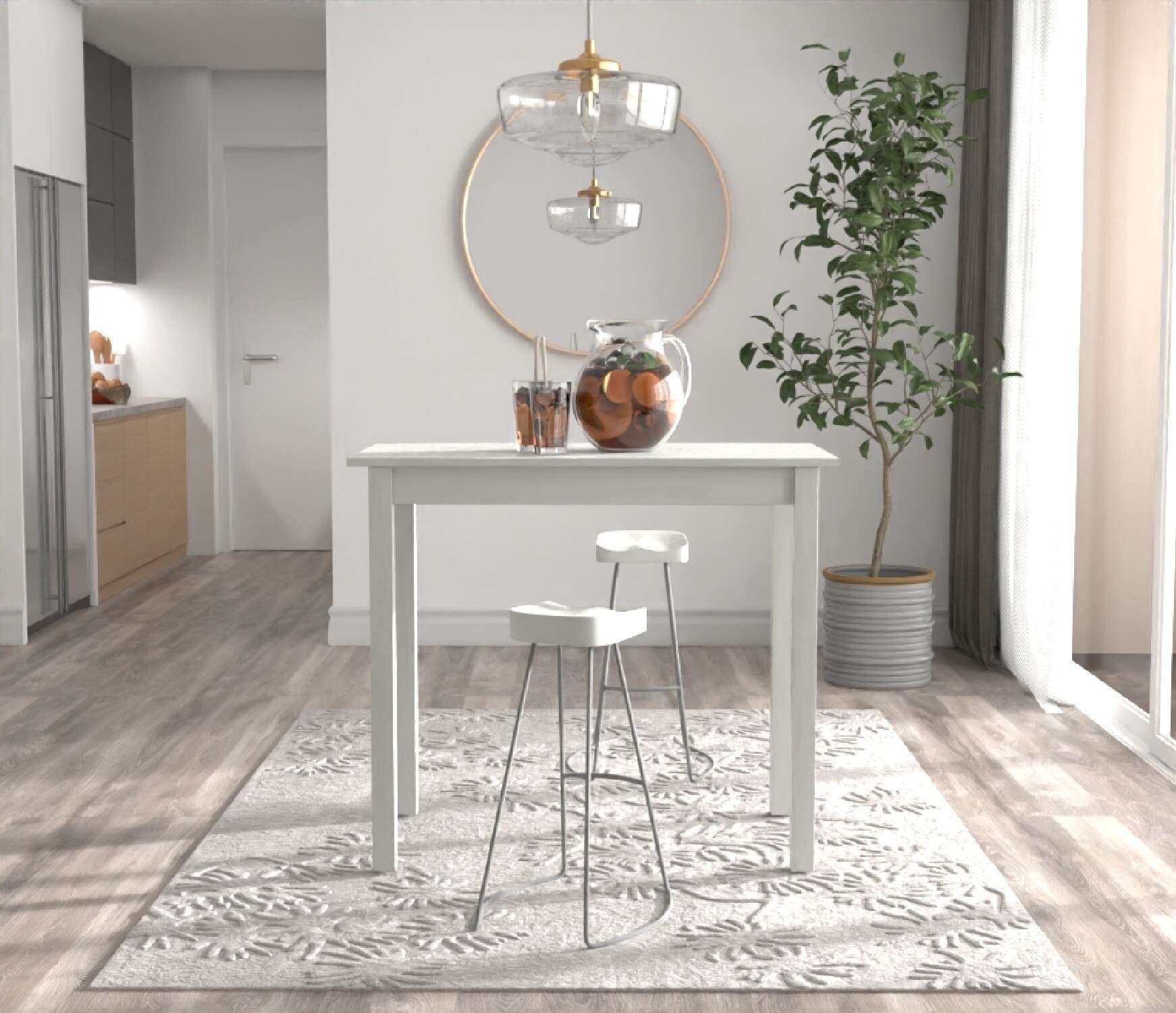 Carolina Cottage 2242-MW Dining-Tables - View #5