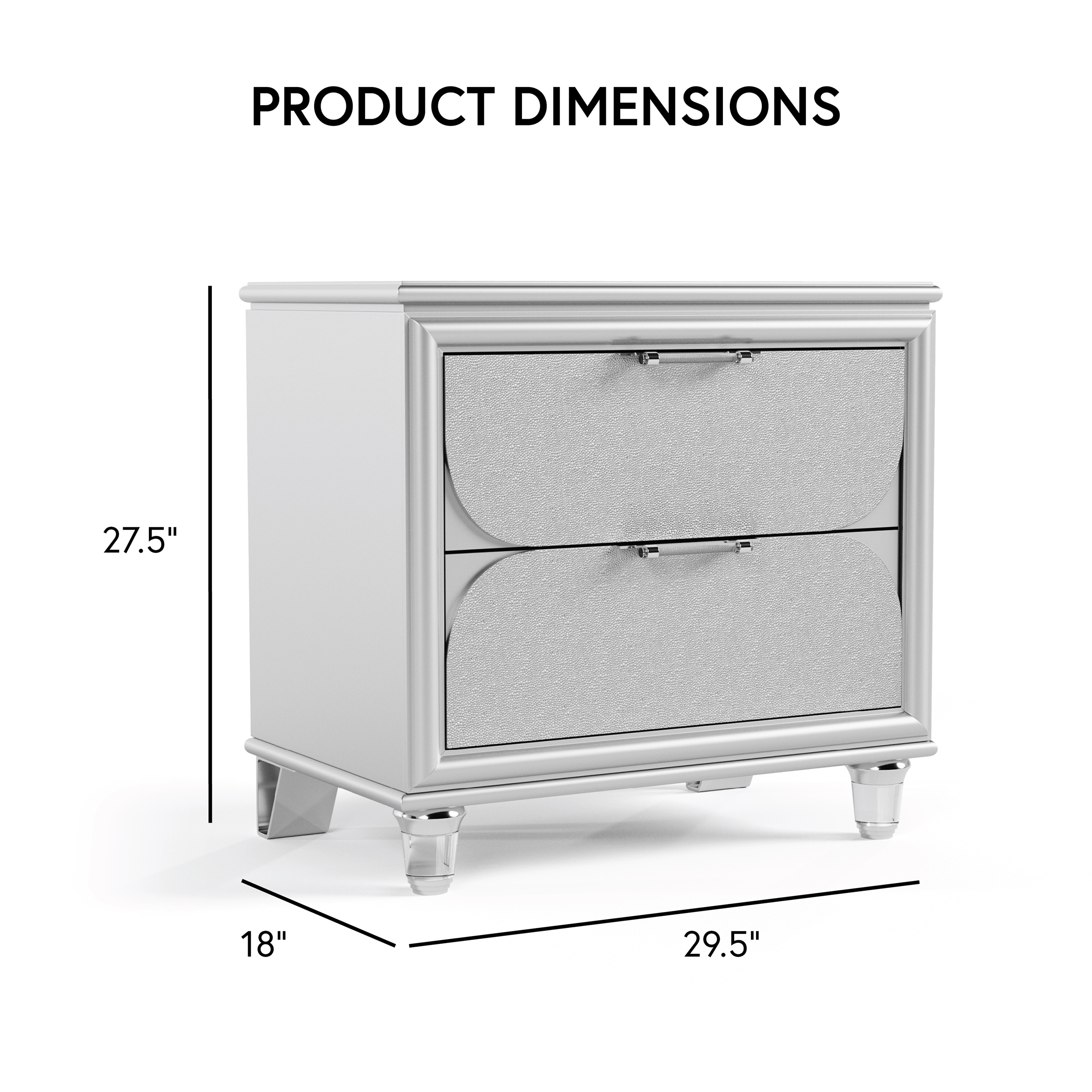 Furniture of America IDF-72080SVQNDM Bedroom-Sets - View #4