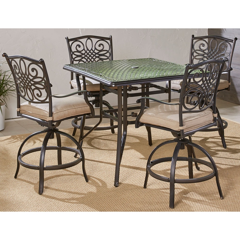 Hanover TRADDN5PCSQBR Patio-Dining-Sets - View #13