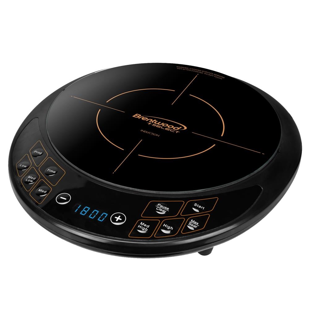 brentwood 849103560M 15-in 1 burner Smooth Surface (Radiant) Black Electric Cooktop