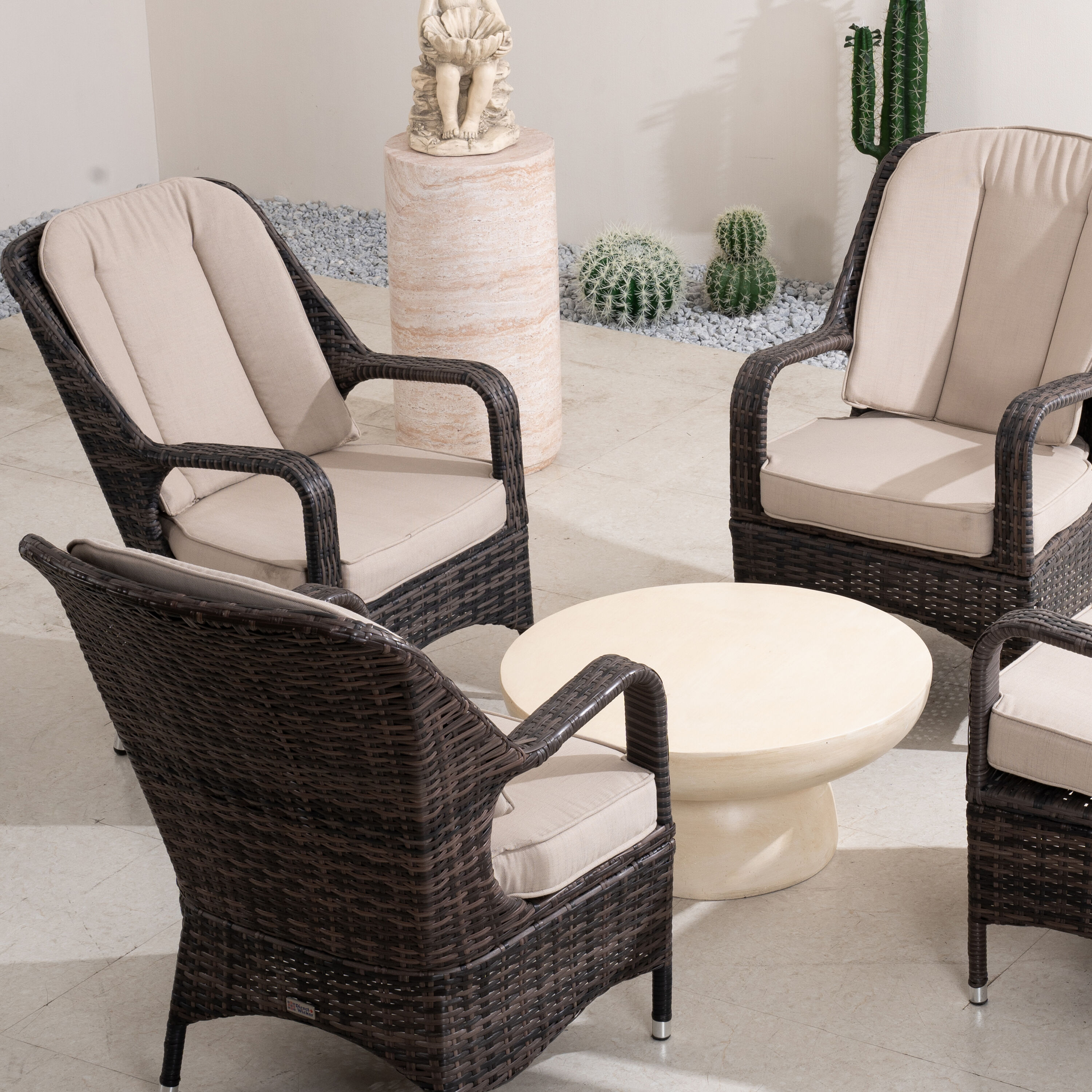 Direct Wicker DWT-240190BE&009B4 Patio-Dining-Sets - View #5