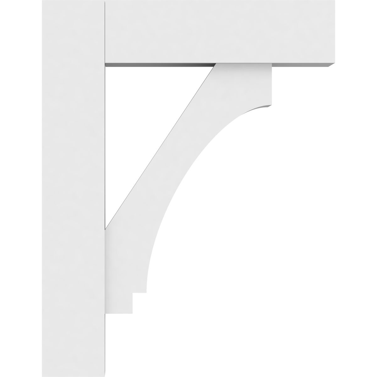 Ekena Millwork BKTP03X14X18IMP05 Exterior-Brackets-Braces - View #3