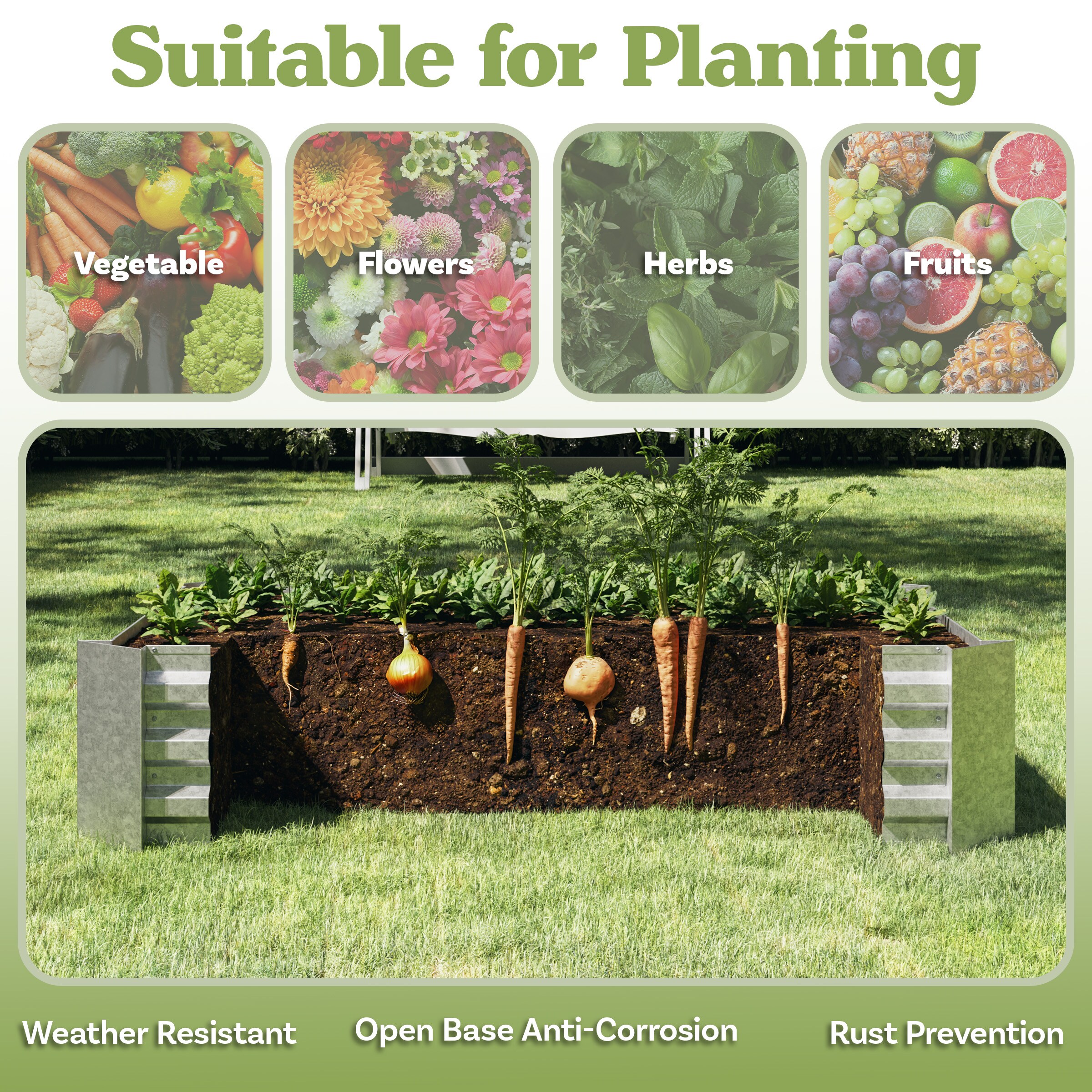 Nature Spring 379666EKO Raised-Garden-Beds - View #6