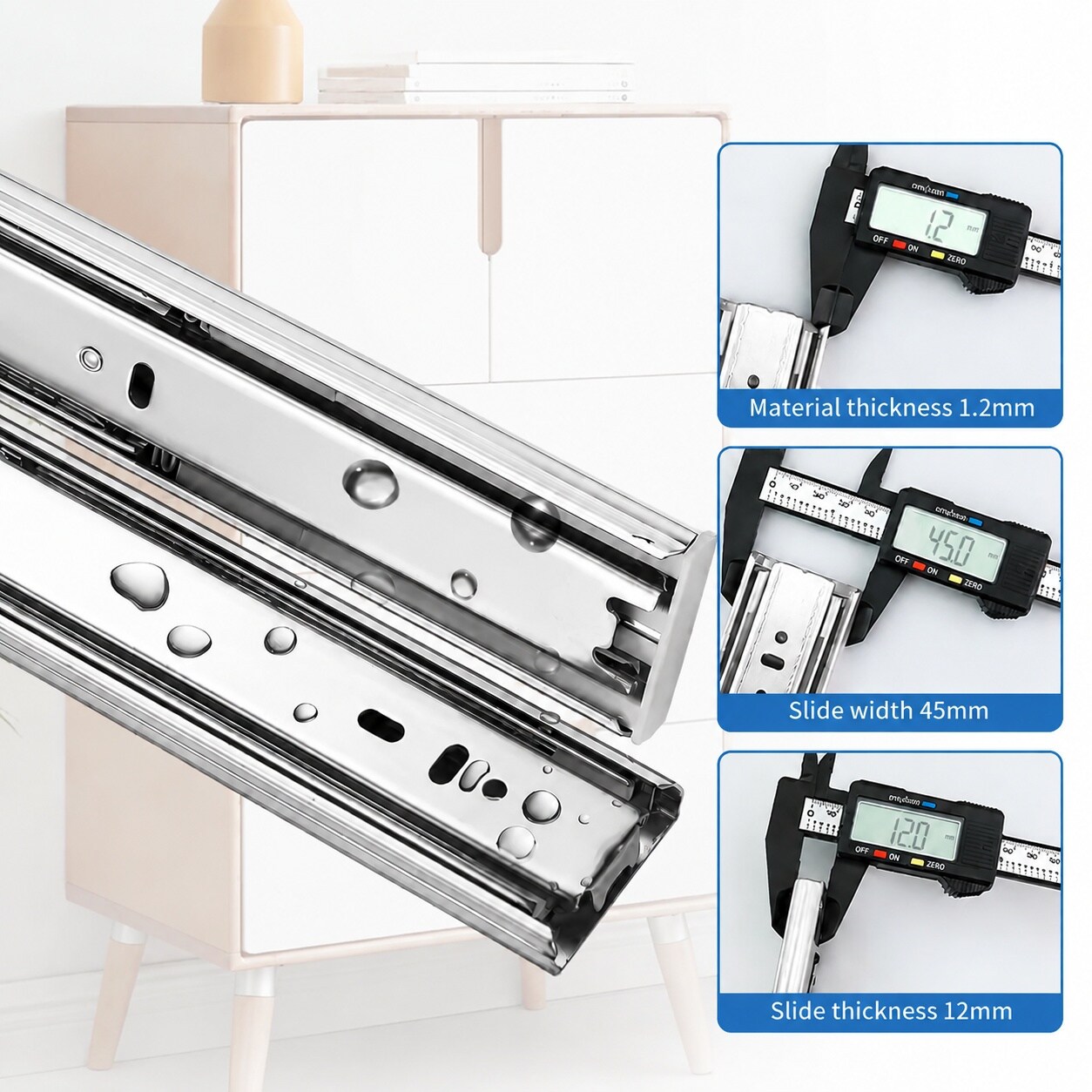 SenQWFa LDC0818C346 Drawer-Slides - View #7