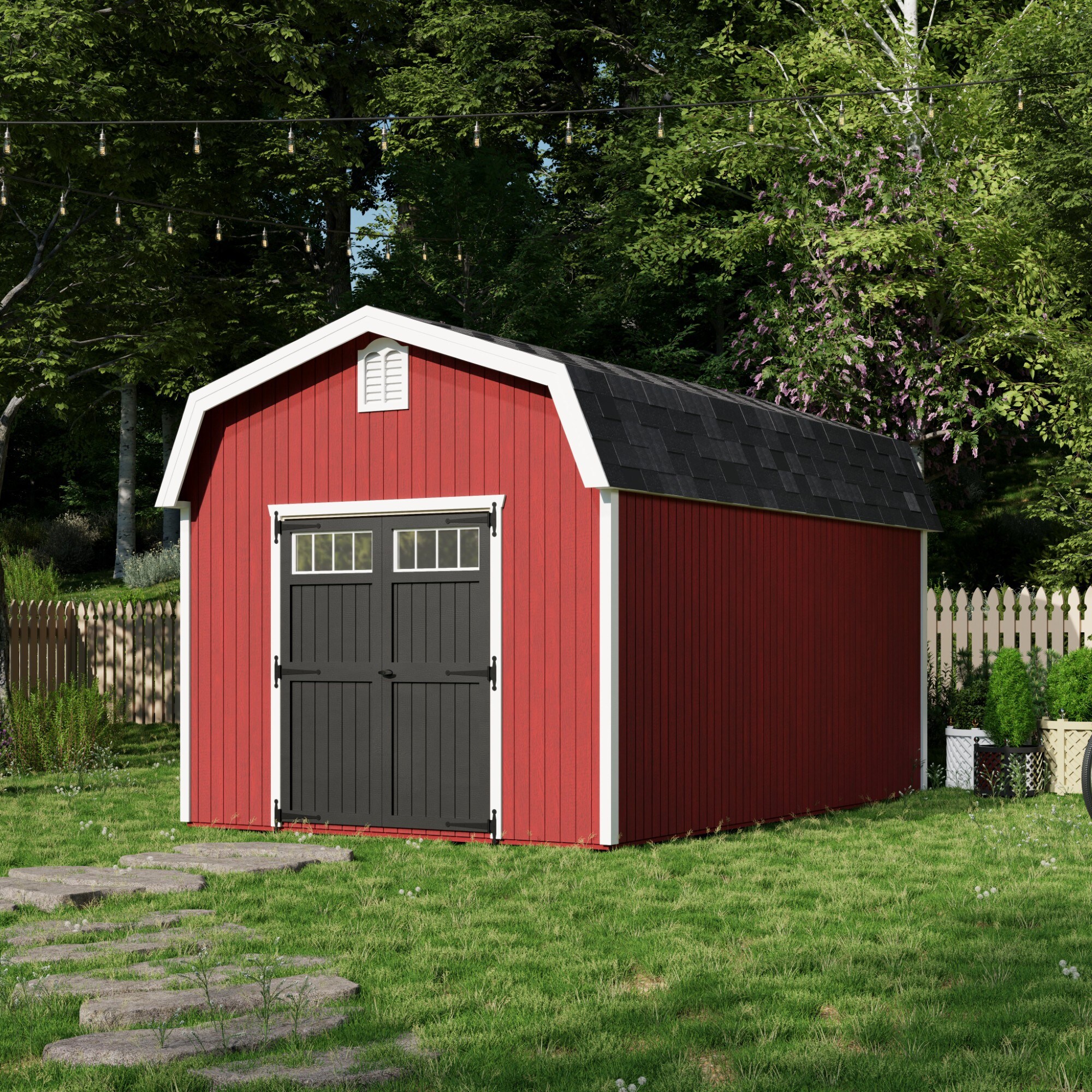 Little Cottage Co 10X16 WBCGS-PC-FK Wood-Storage-Buildings - View #2