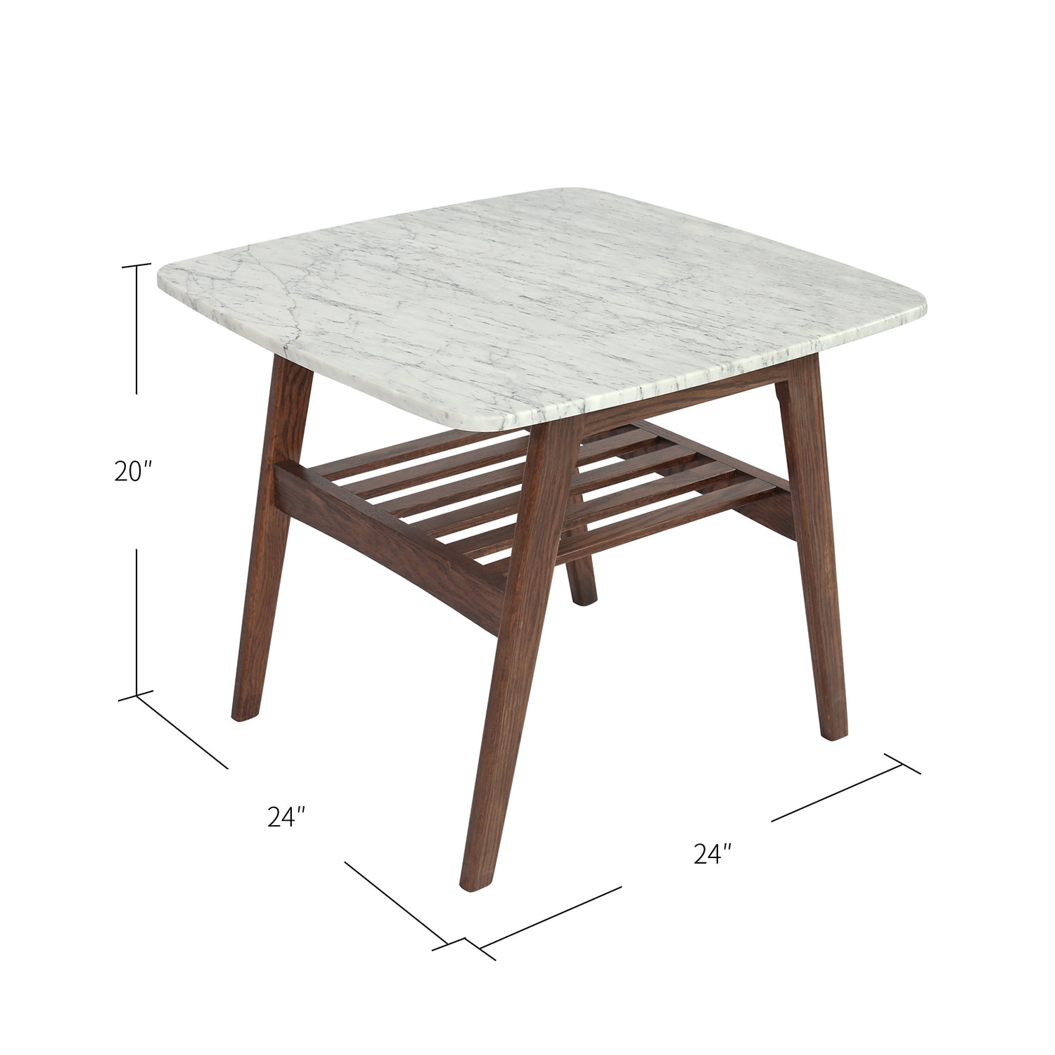 The Bianco Collection TBC-4064-PT1833-WHT End-Tables - View #3