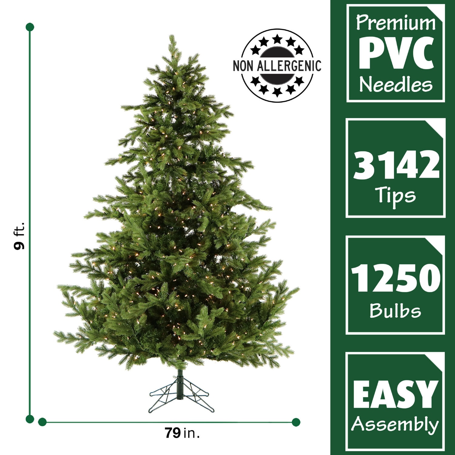 Fraser Hill Farm FFFX090-5GR Artificial-Christmas-Trees - View #6