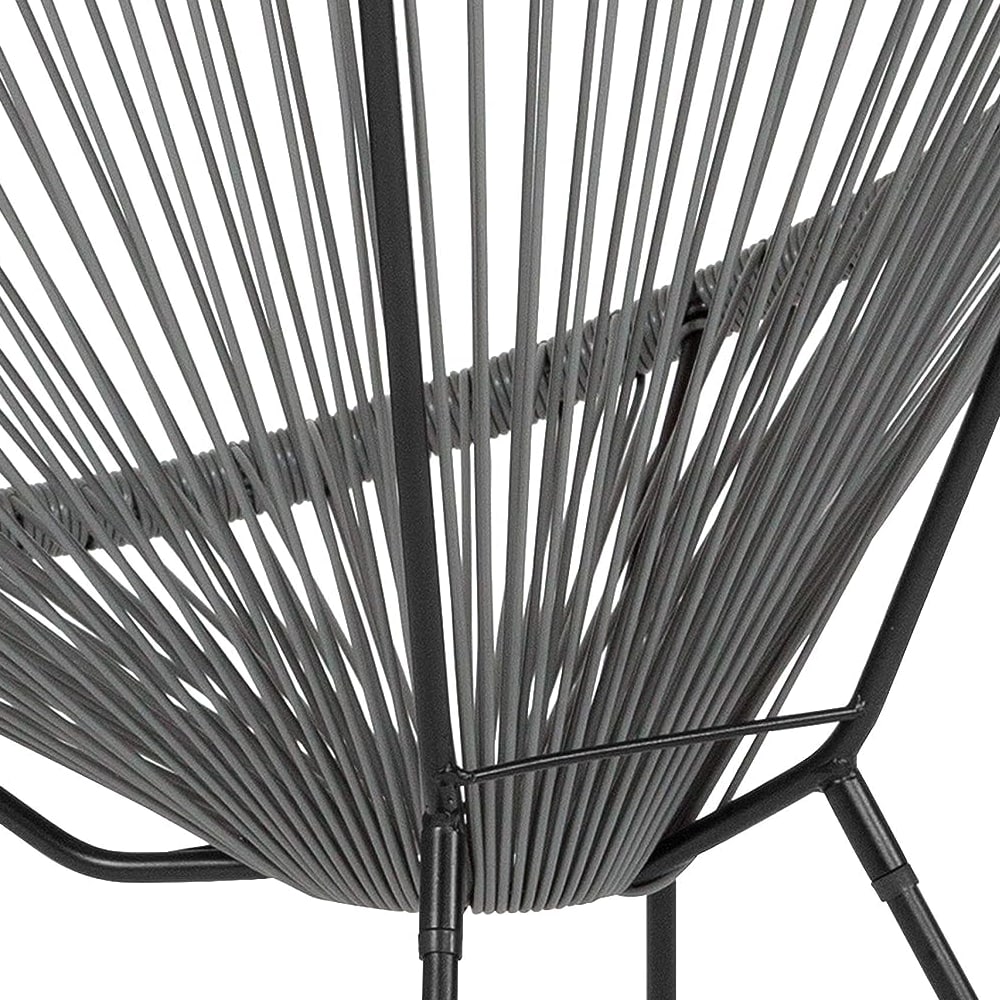 HIGHLANDERHOME GRAYCHAIR2PC1TABLE Patio-Chairs - View #5