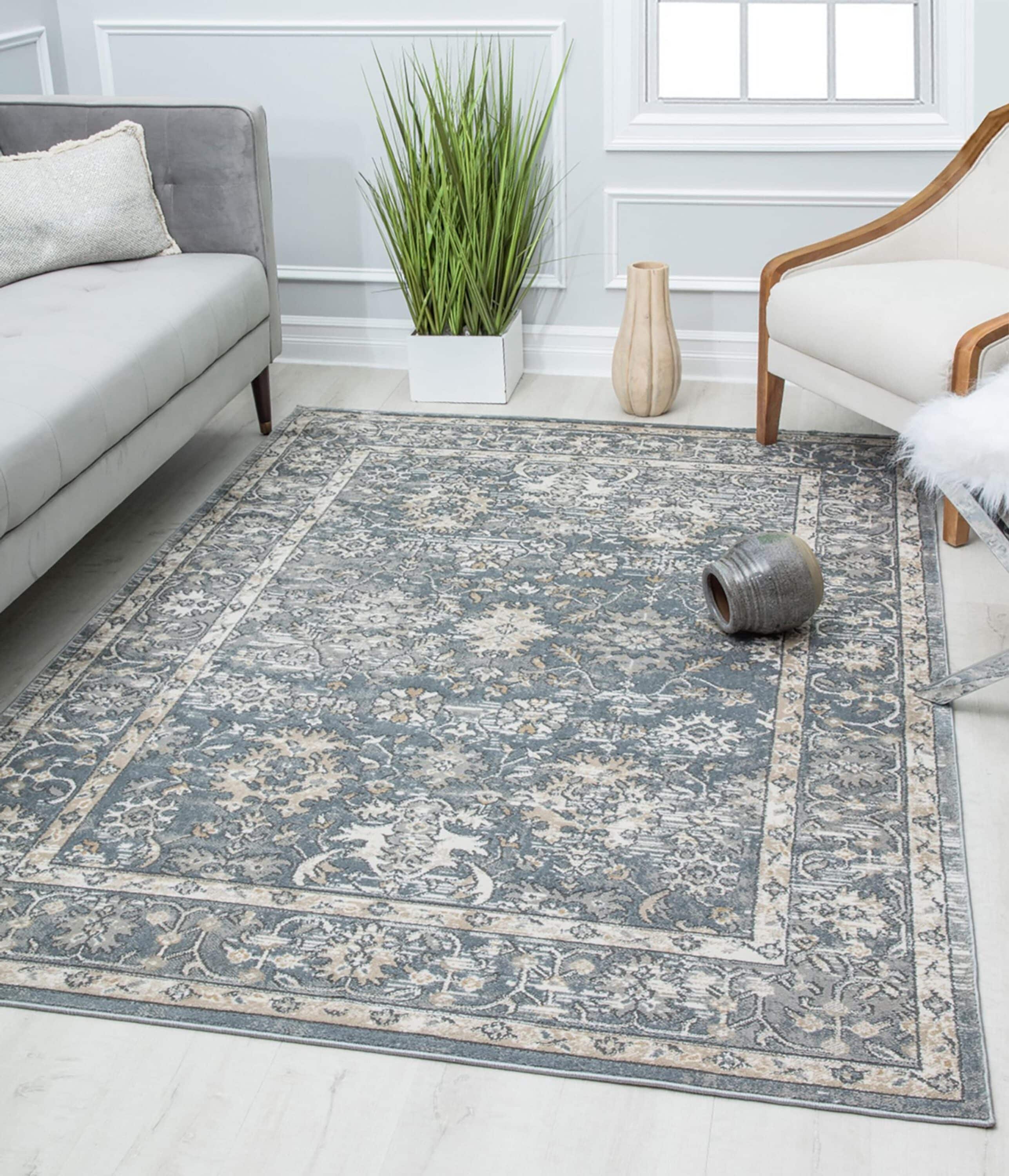Rugs America 30242 Milford 2 x 4 (ft) Loomed Polypropylene Manor Gardens Rectangular Indoor Medallion Vintage Area rug