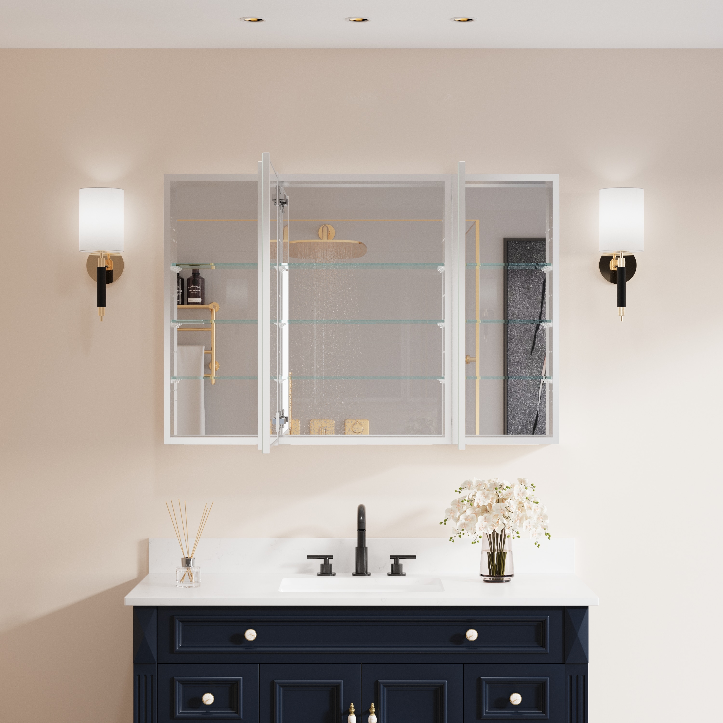 Forclover MRW-JG4430 Bathroom-Medicine-Cabinets - View #2