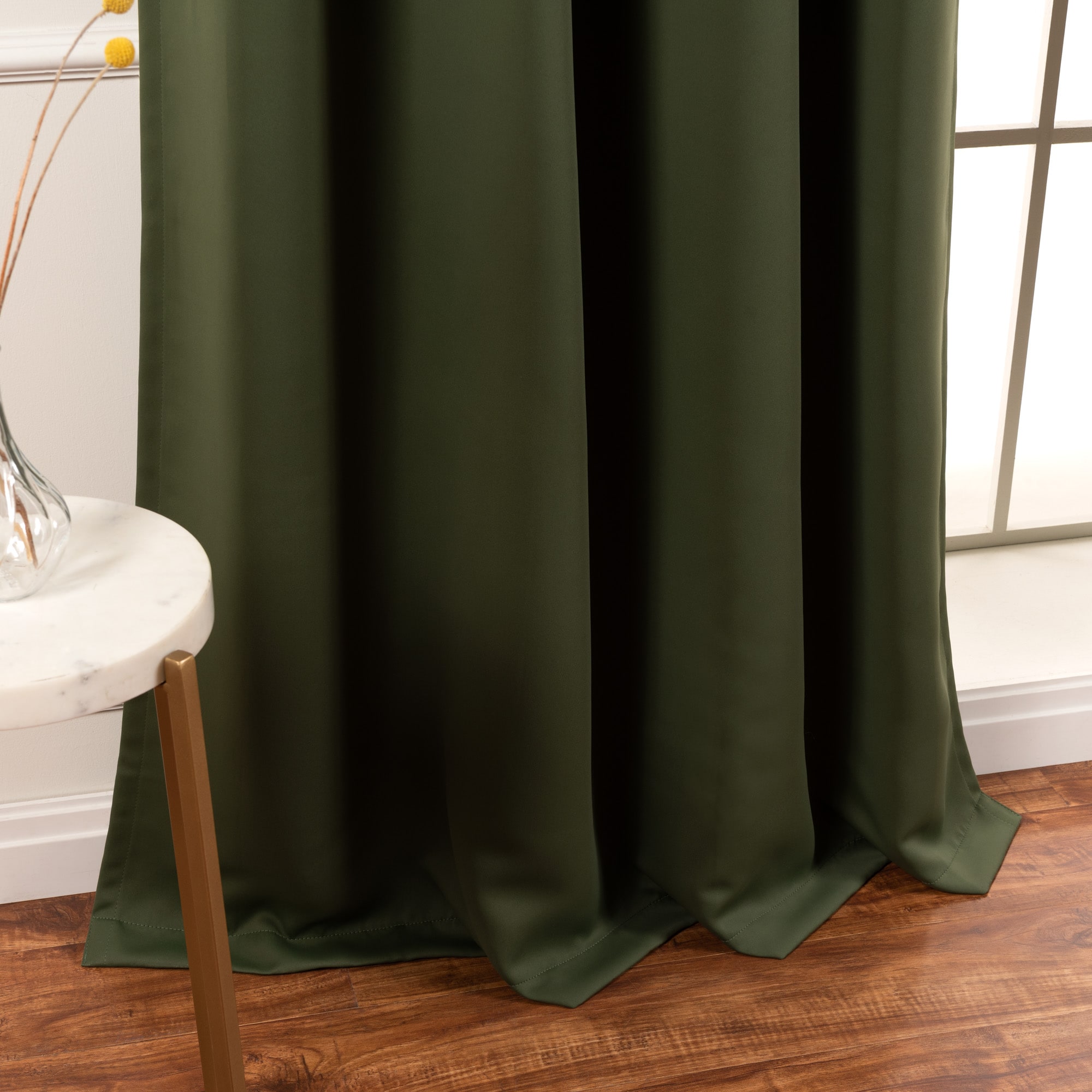 Best Home Fashion GR-WD-FR-100X96-MOSS curtains - View #4