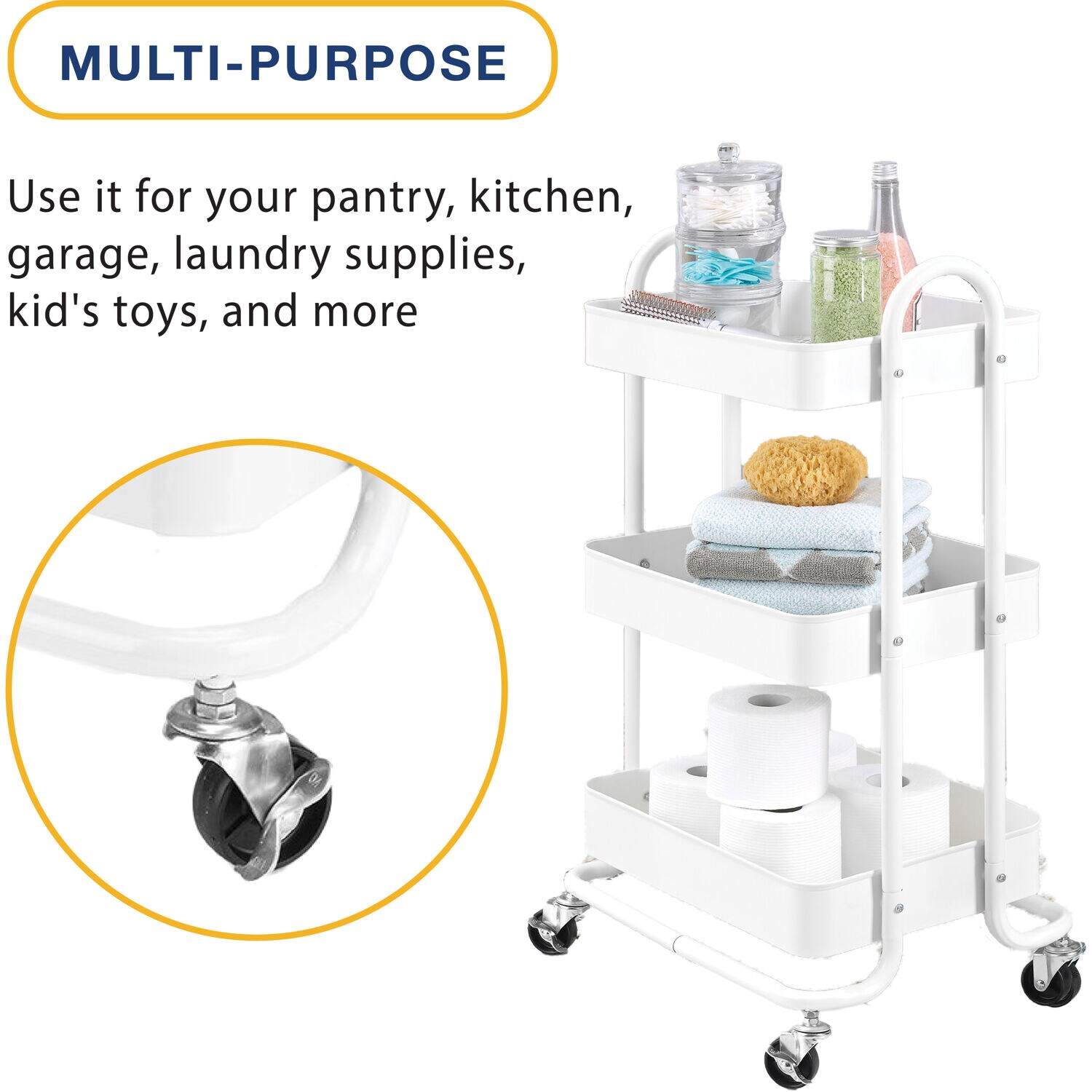 Whitmor 6055-11631-WHT Free-Standing-Shelving - View #8